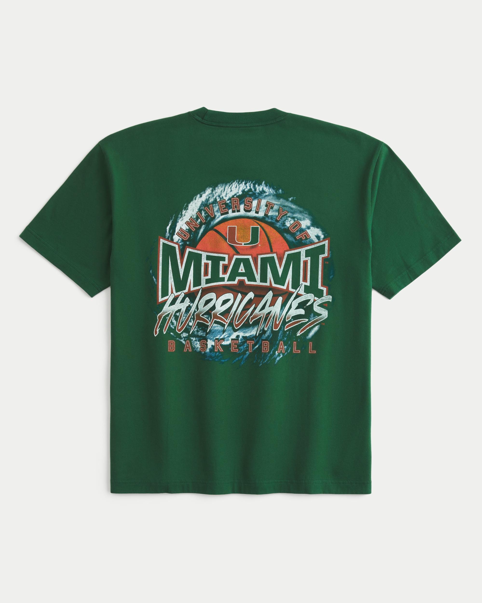 Boxy Miami Hurricanes Graphic Tee Product Image
