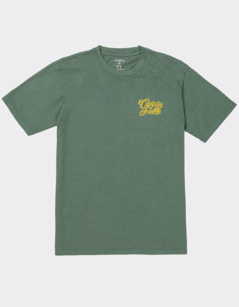 CAPTAIN FIN Oh Yeah Logo Mens Tee - GREEN Product Image