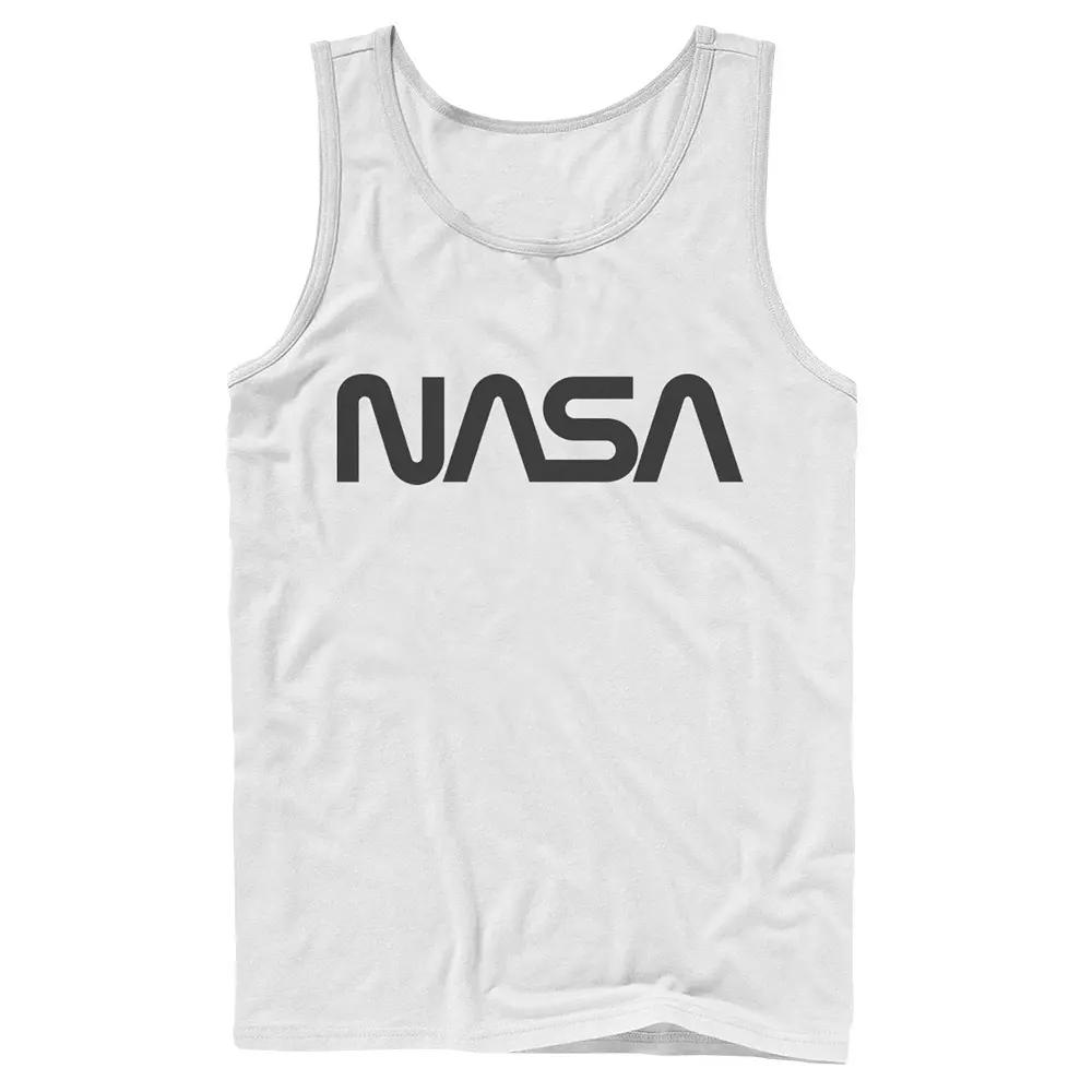 Men's NASA Simple Text Logo Graphic Tank Top,  Product Image