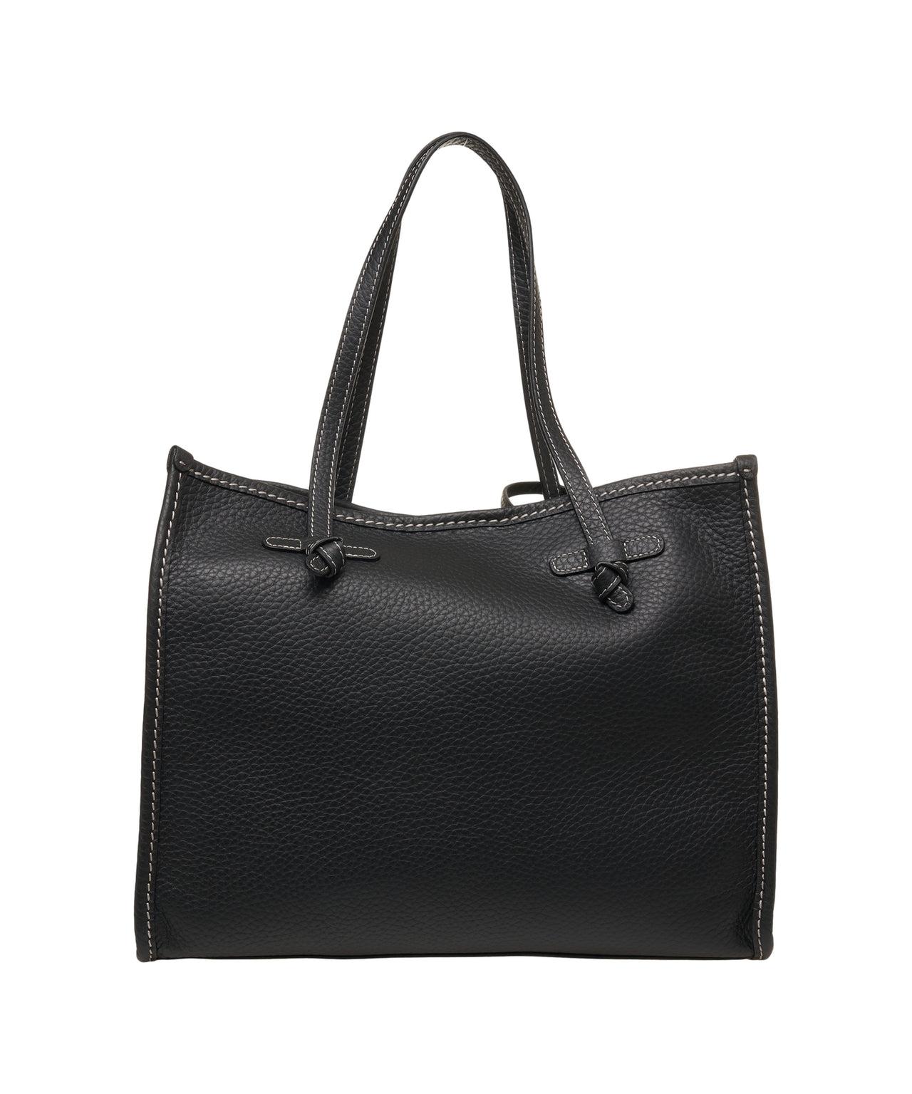 Grained leather shopper Product Image