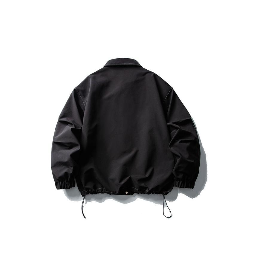 Stitched Overfit Polo Jacket Product Image