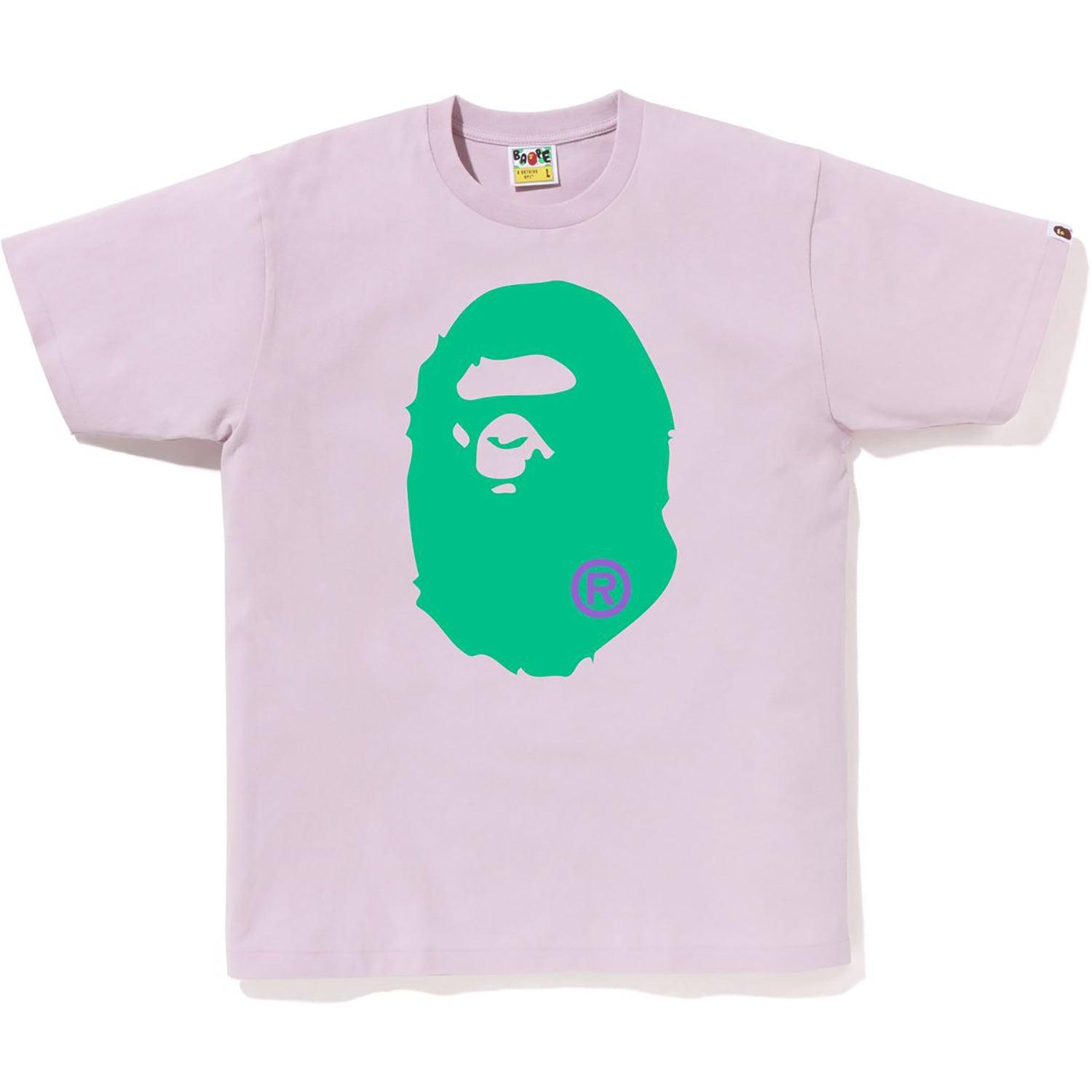 BAPE MENS COLORS BIG APE HEAD T-SHIRT Male Product Image