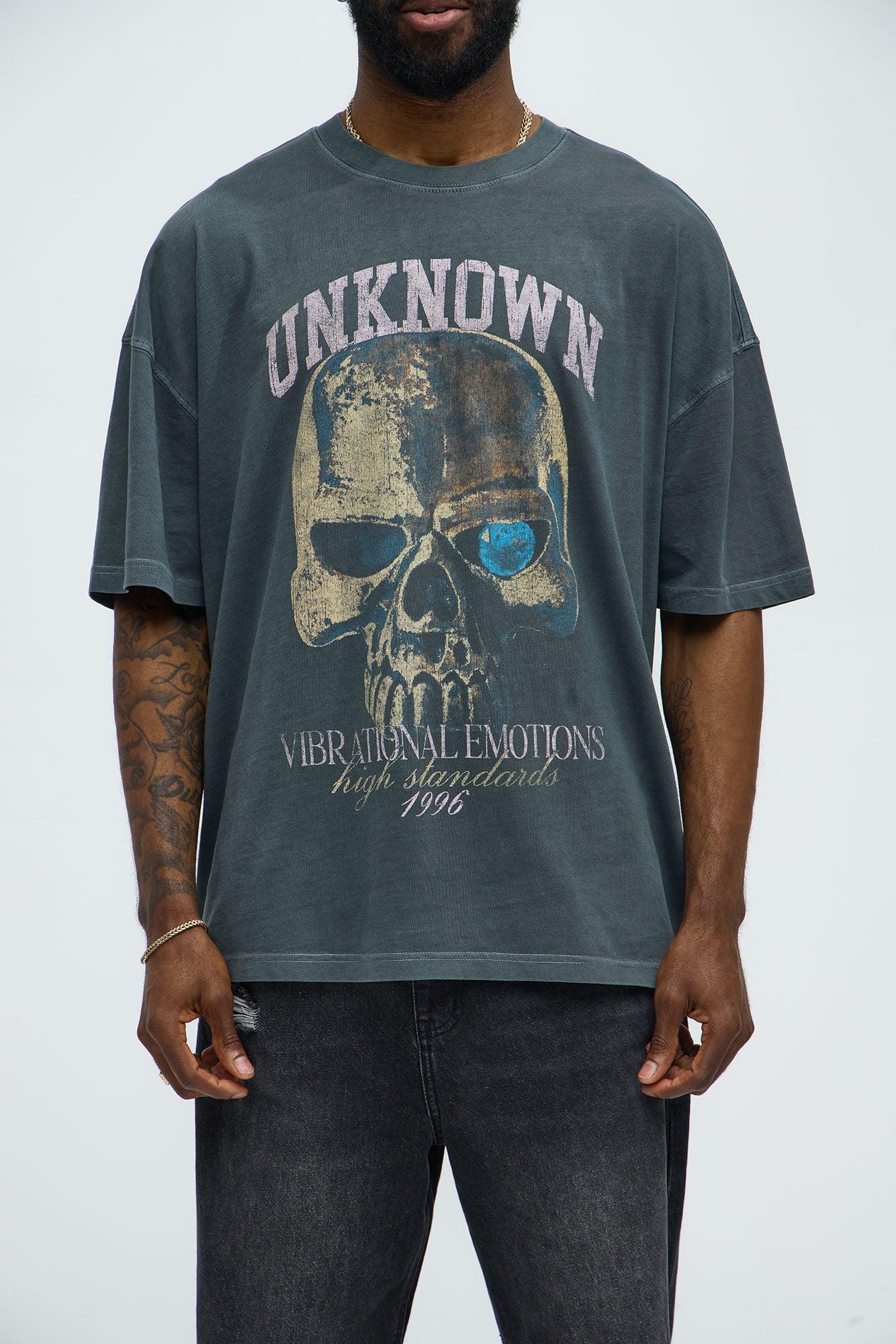 Unknown High Standards Oversized Short Sleeve Tee - Grey Product Image