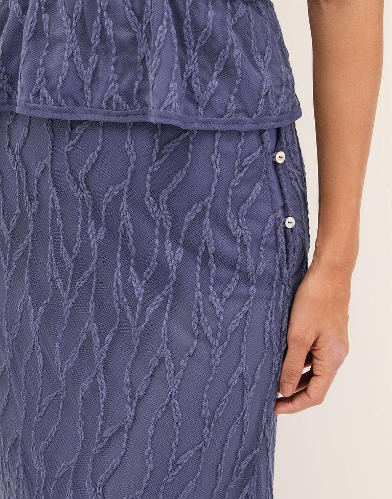 Quinn Peplum Blouse - Verona Product Image