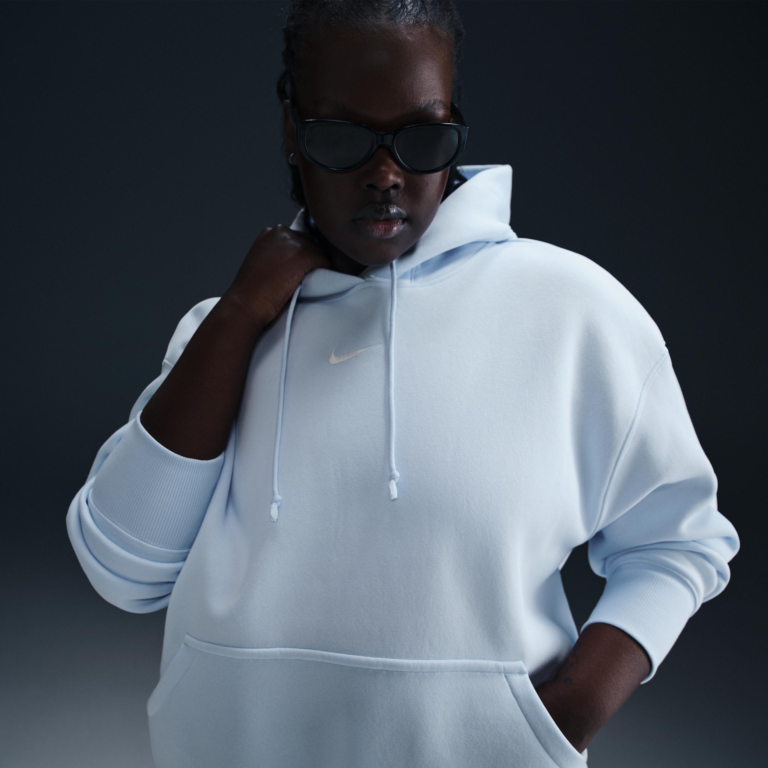 Nike Sportswear Phoenix Fleece Women's Oversized Pullover Hoodie (Plus Size) Product Image