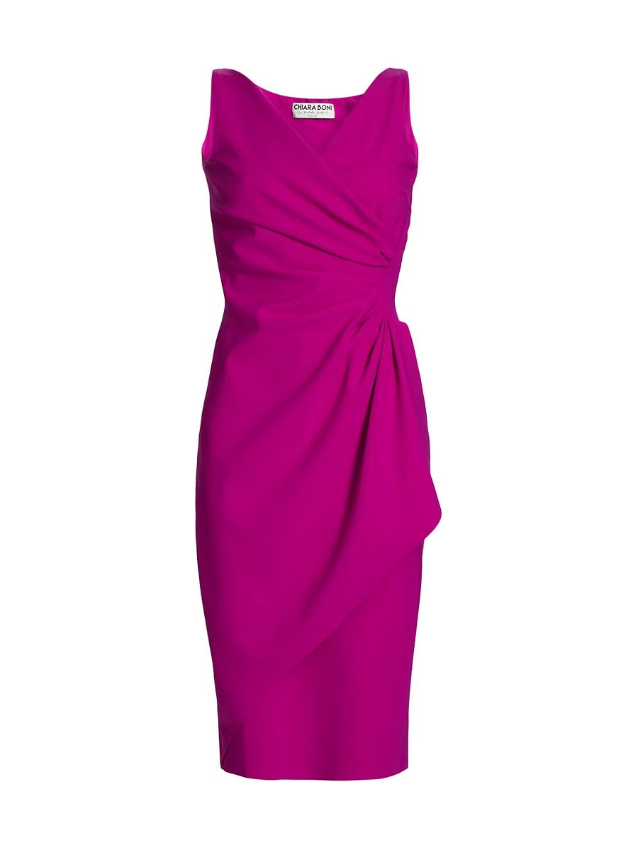 Womens Charisse Ruffle Cocktail Dress Product Image
