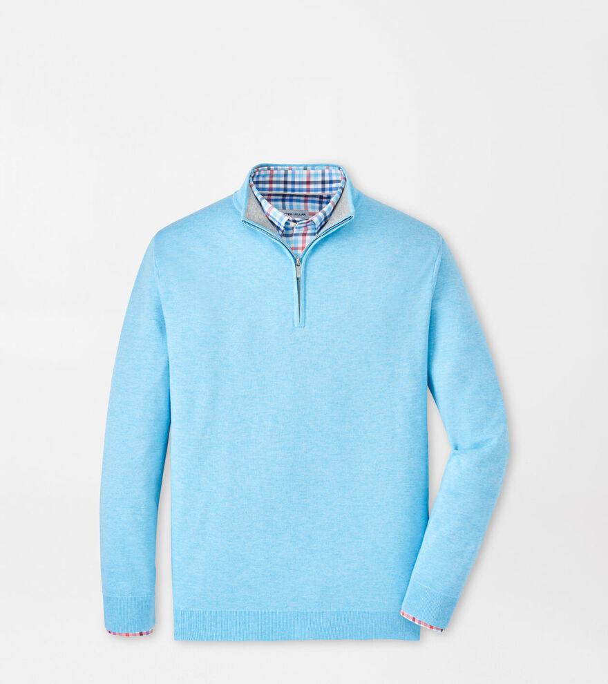 Coolspun Cotton Quarter-Zip Sweater Product Image