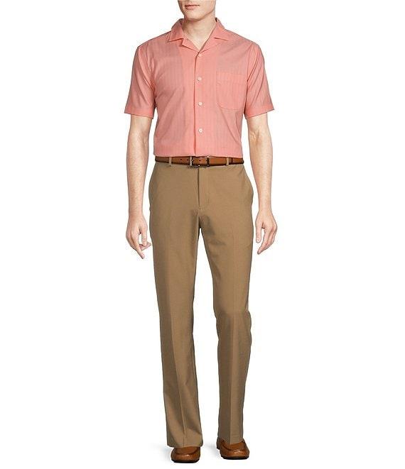 Daniel Cremieux Signature Label Solid Short Sleeve Woven Camp Shirt Product Image