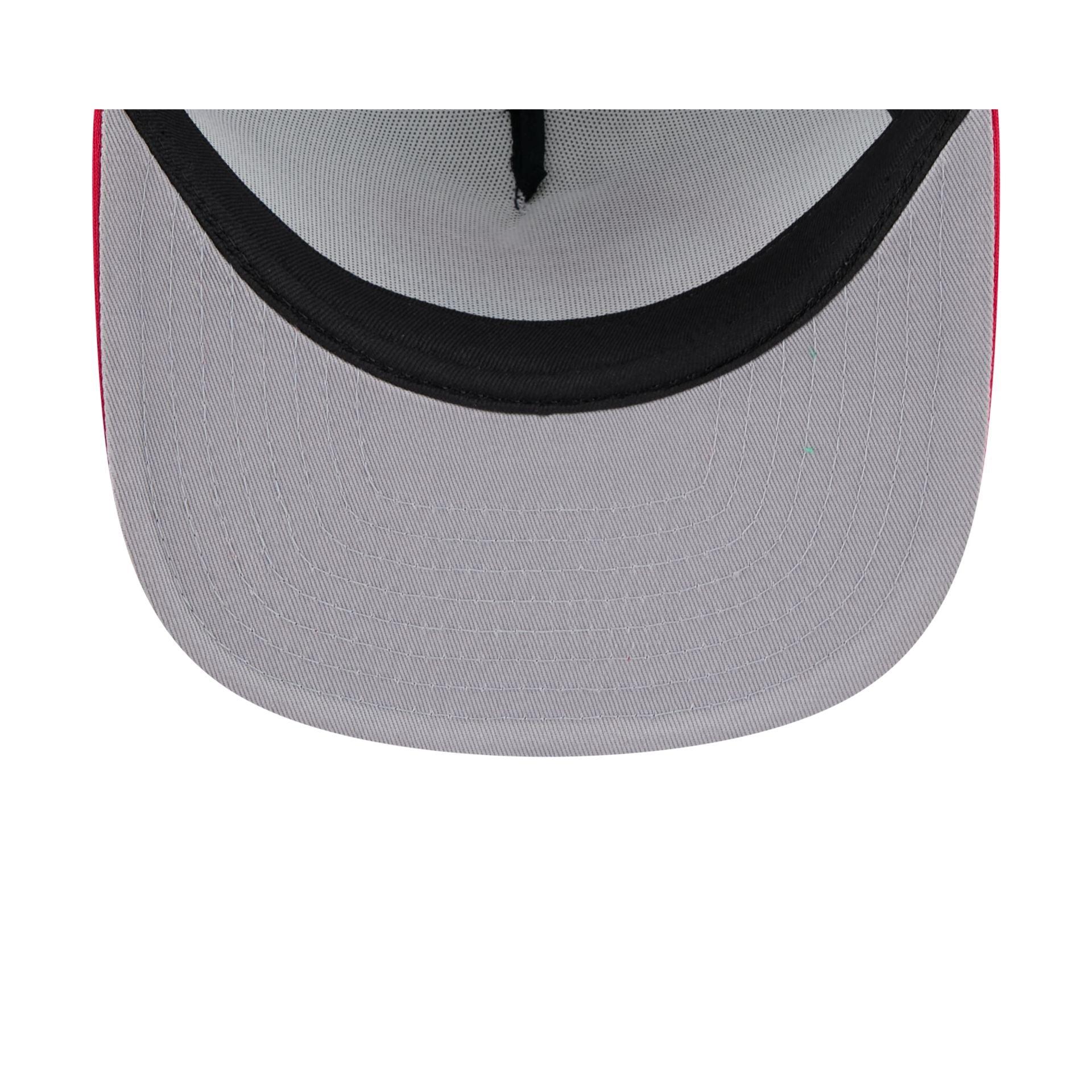 Chicago Cubs Retro Script 9FIFTY A-Frame Trucker Hat Male Product Image