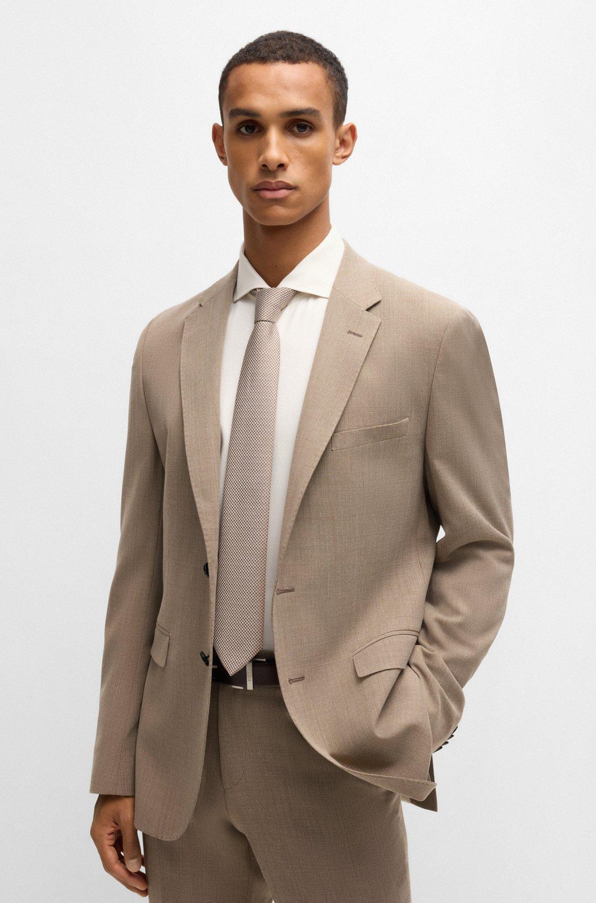 Regular-fit shirt in cotton-cashmere twill Product Image