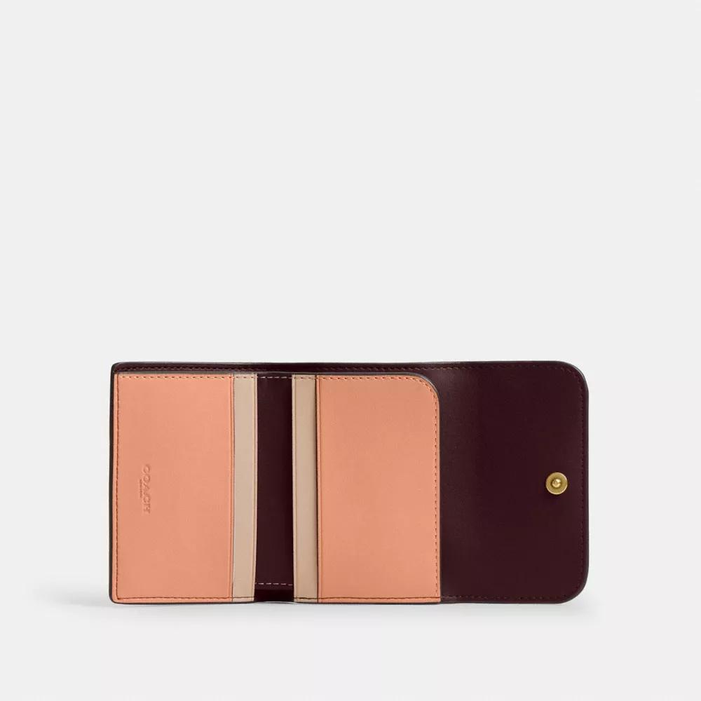 Essential Card Holder Wallet In Colorblock Product Image