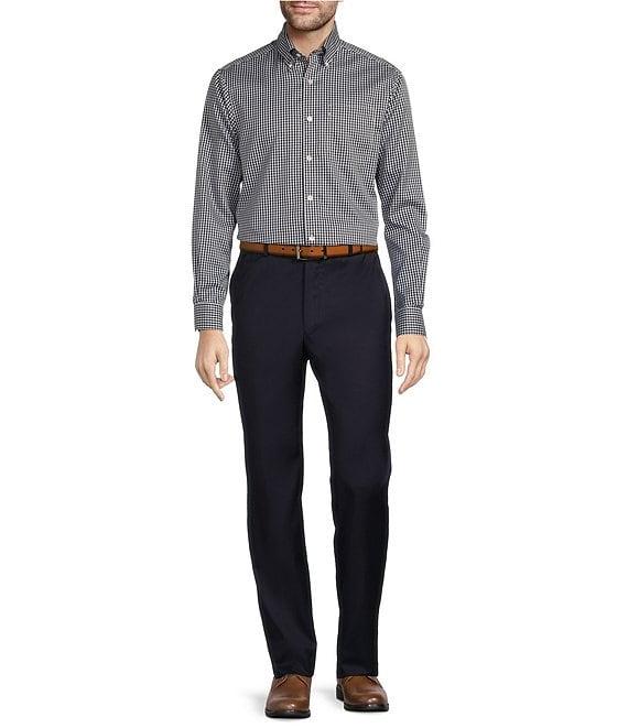 Hart Schaffner Marx New York Modern Fit Flat Front Lined Dress Pants Product Image