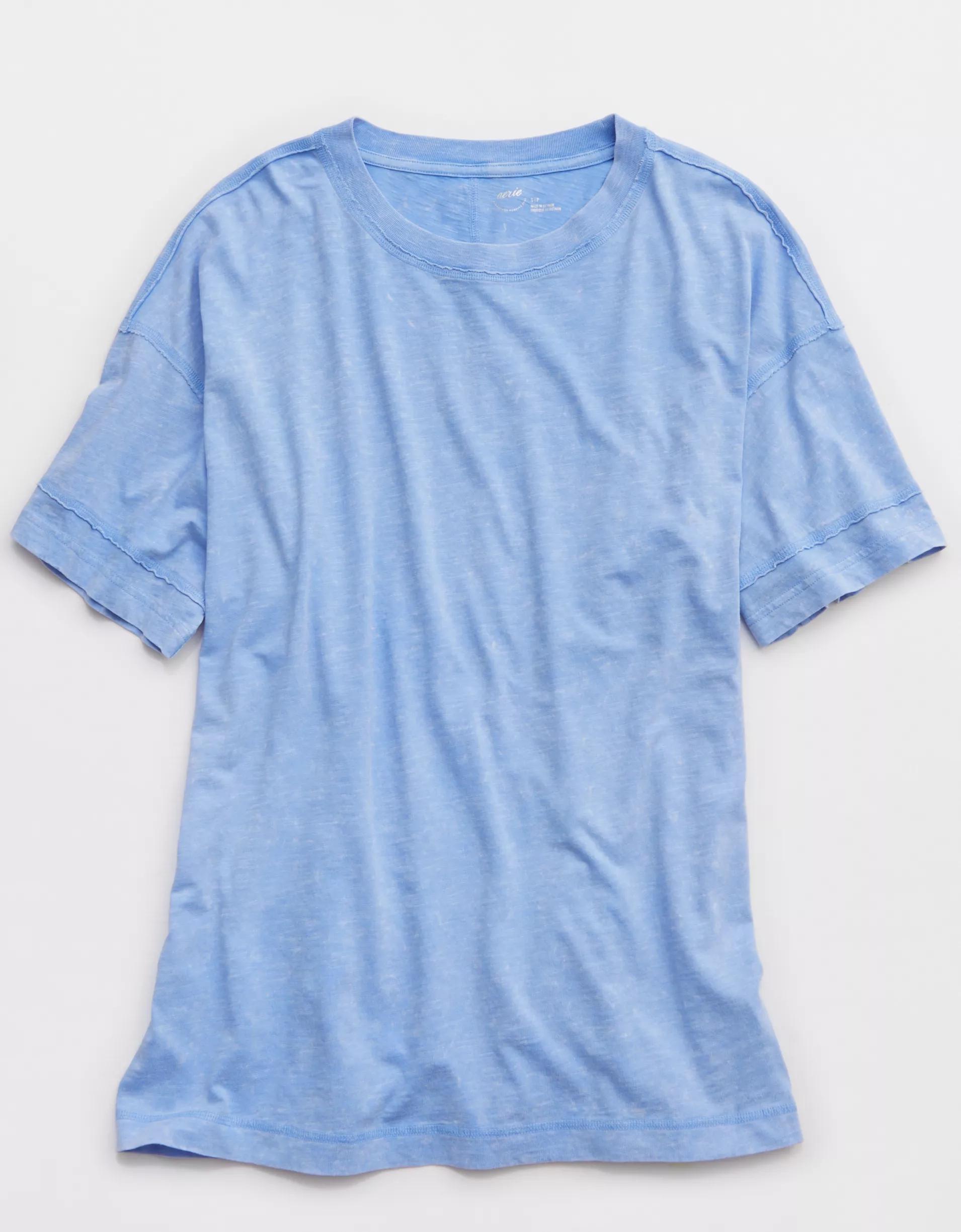 Aerie Crew Oversized Boyfriend T-Shirt Women's Product Image