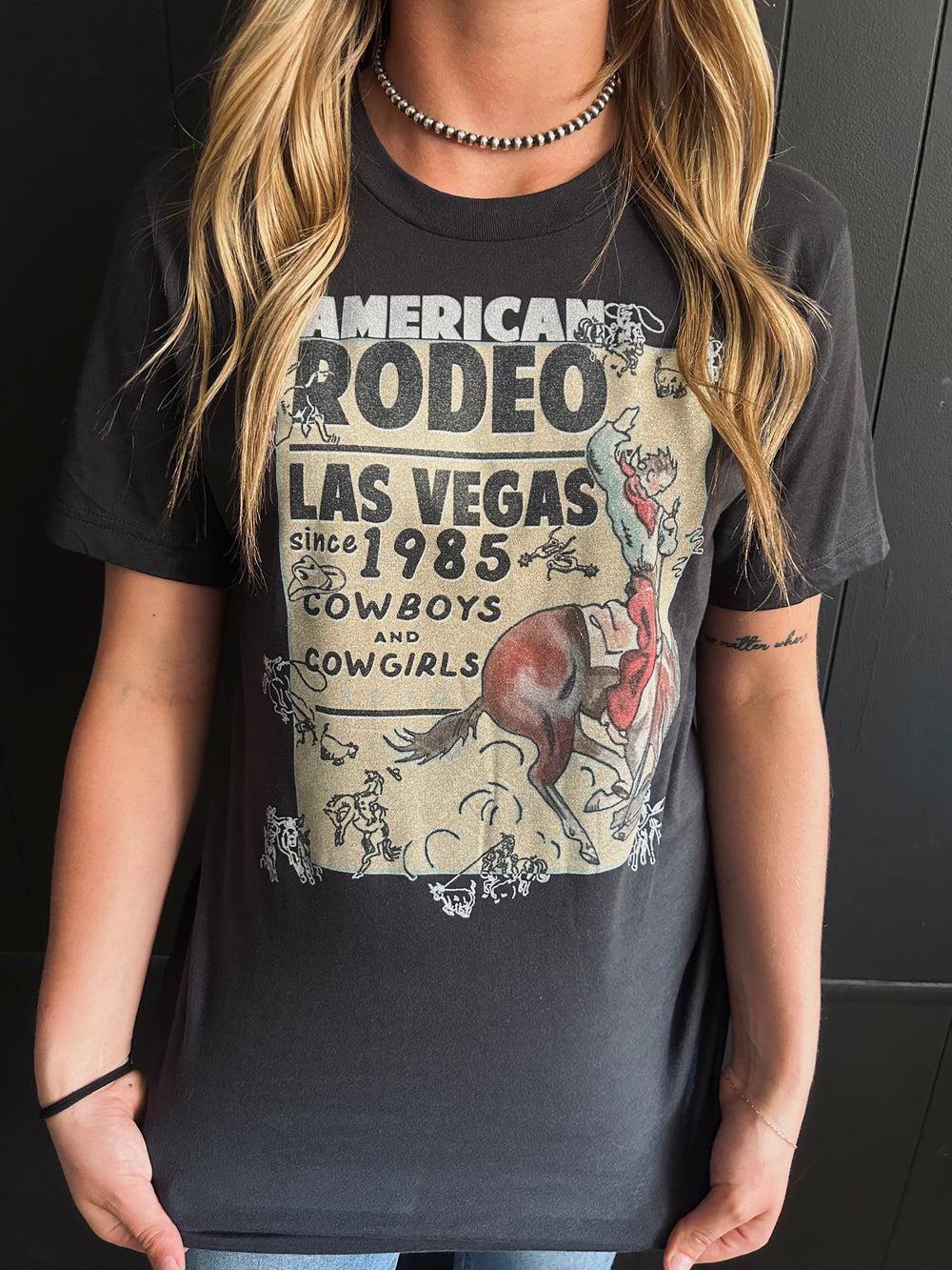 Dark Gray American Rodeo Vegas '85 Tee Product Image