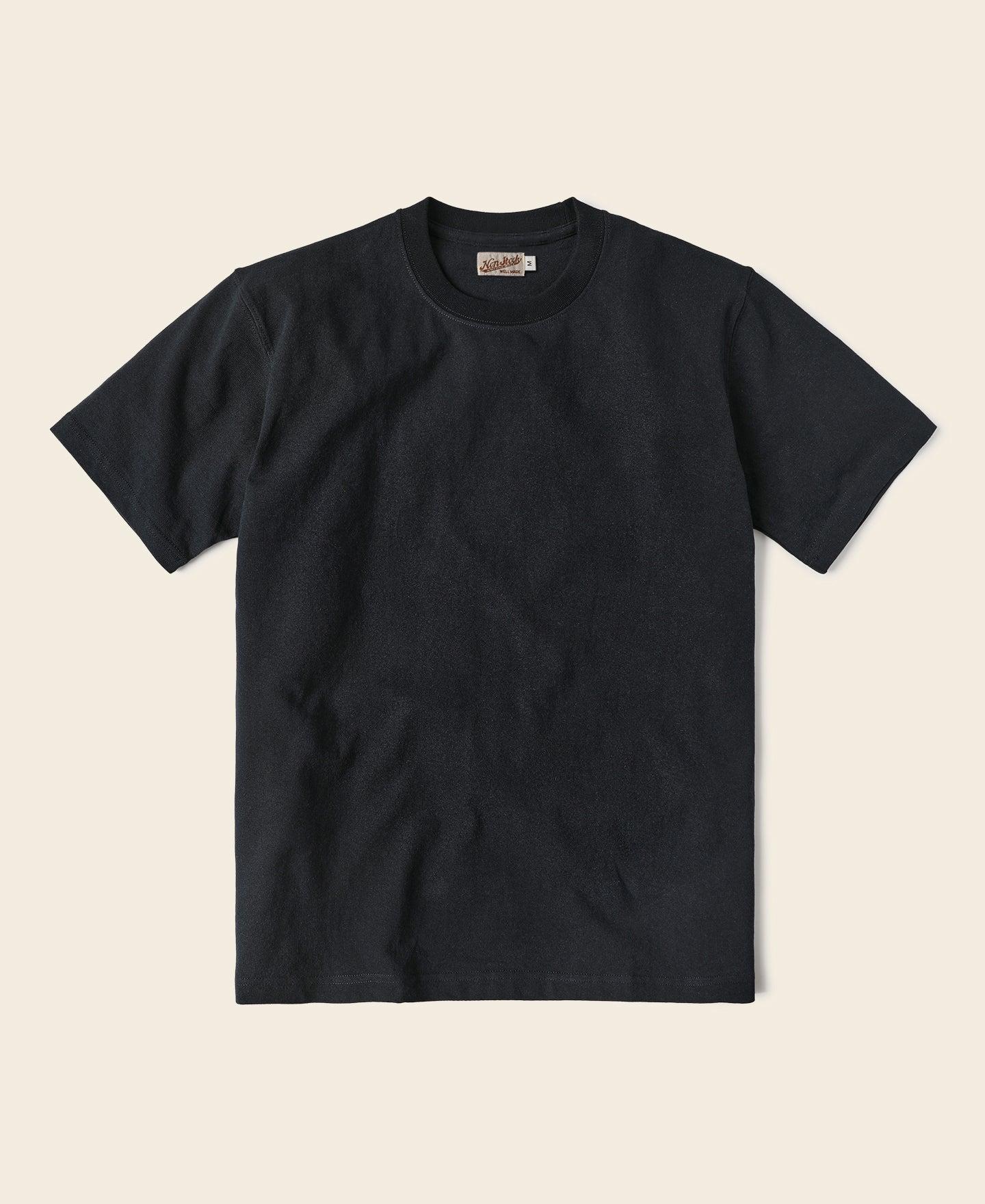 9 oz Cotton Tubular T-Shirt - Black Product Image