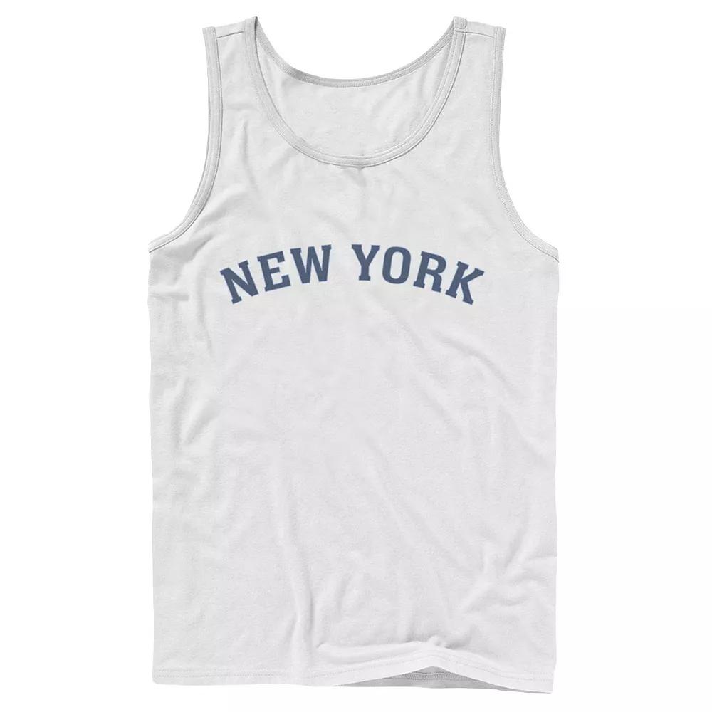 Men's City Of New York Collegiate Typographic Tank Top,  Product Image