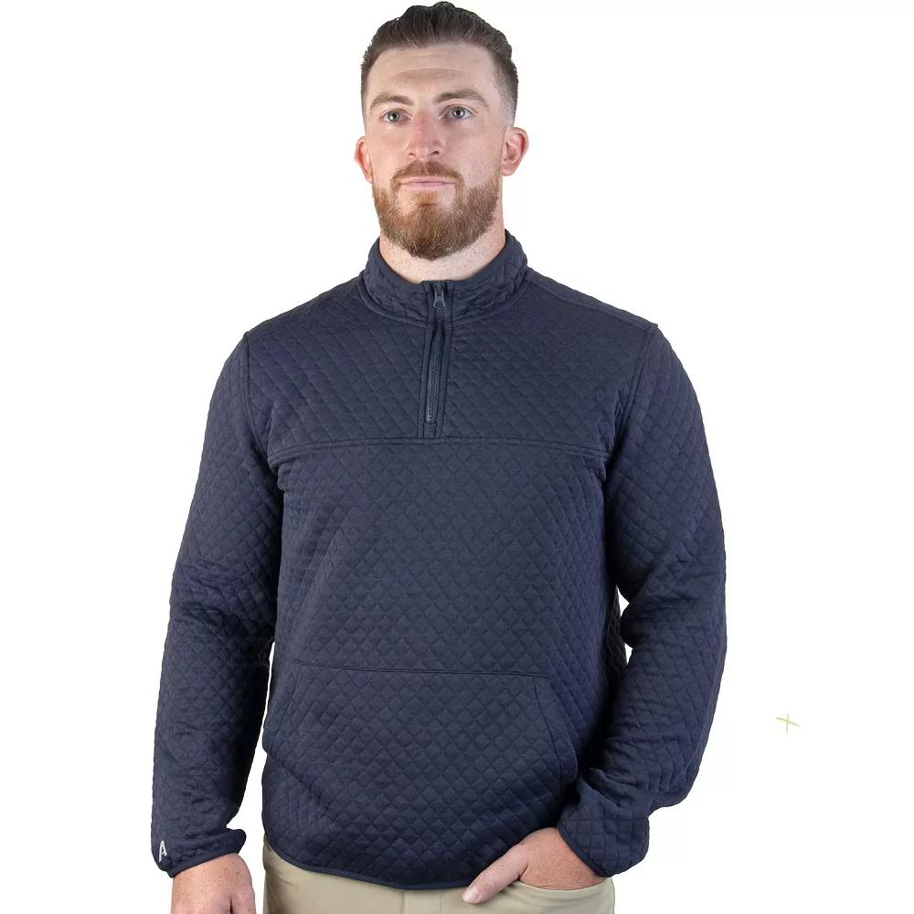 Men's Antigua Challenge 1/4-Zip Mockneck Top, Size: Medium, Skyscraper Product Image