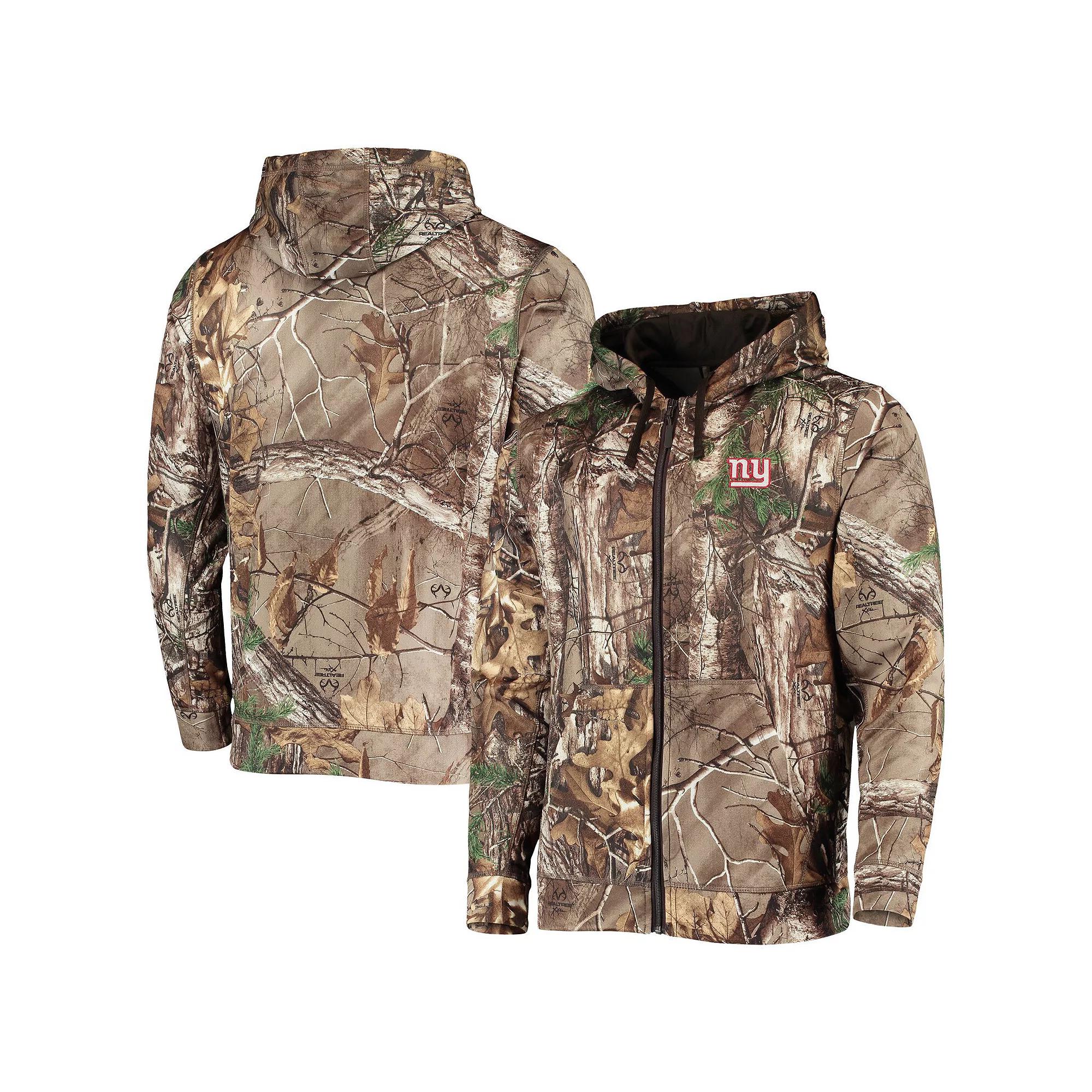Men's Dunbrooke Realtree Camo New York Giants Trophy Tech Fleece Full-Zip Hoodie, Size: Small, Green Product Image