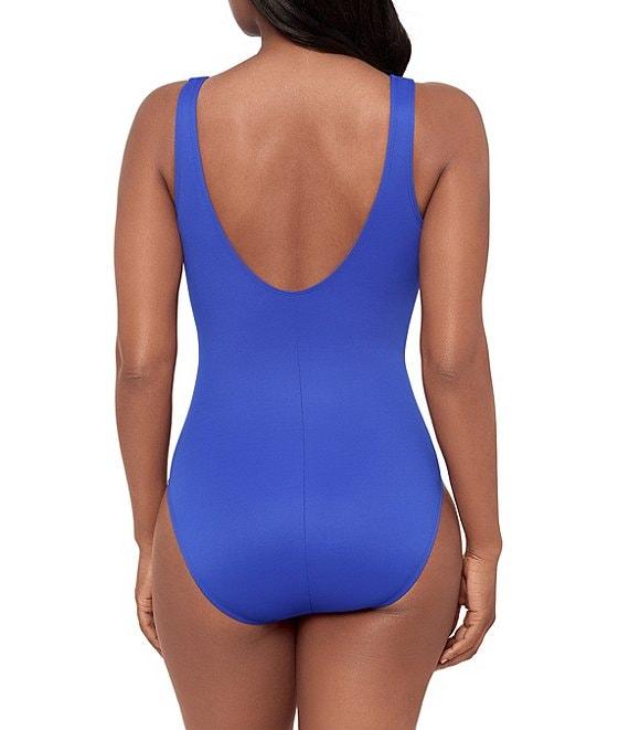 Miraclesuit Rock Solid Regatta High Neck One Piece Swimsuit Product Image