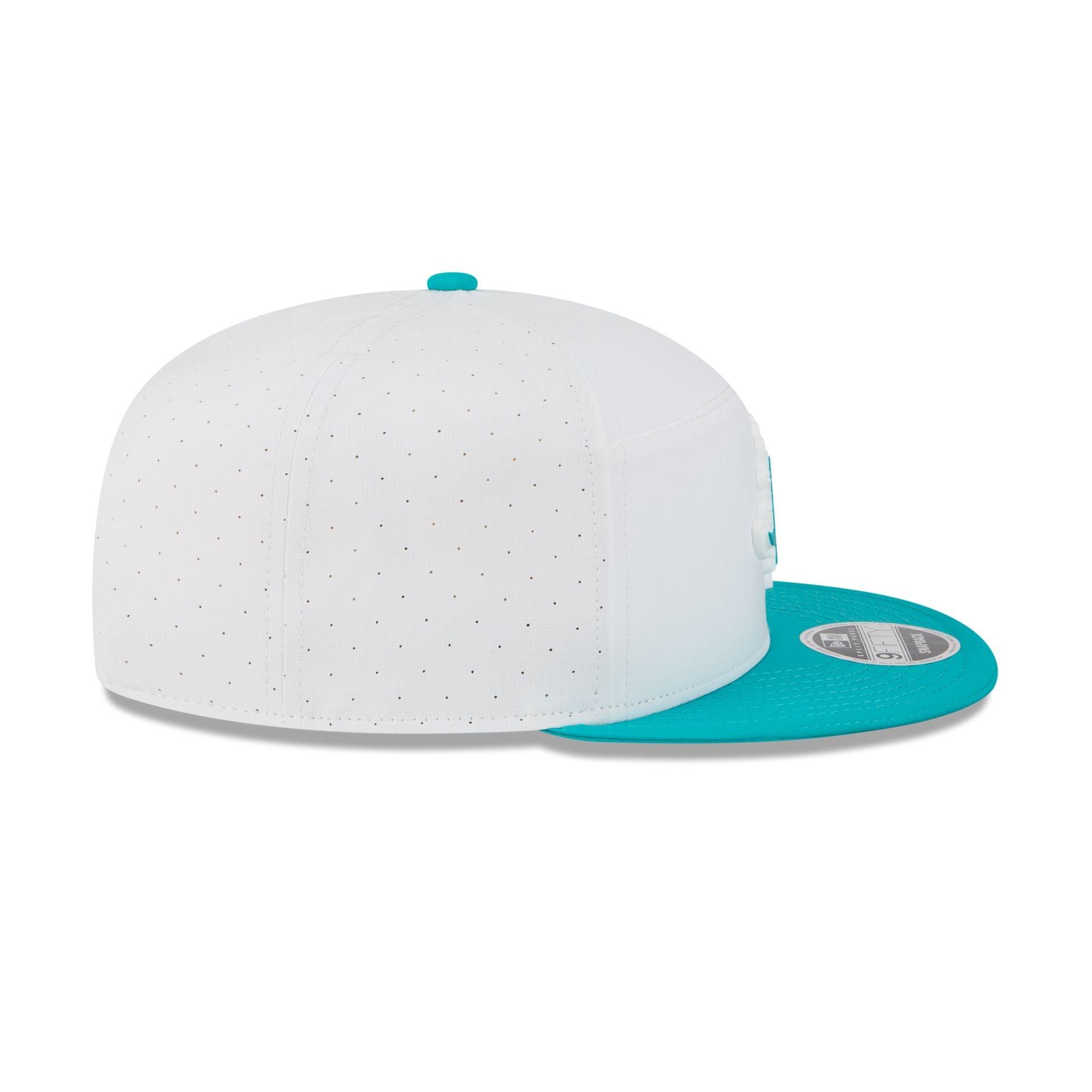 Miami Dolphins 2025 Training Split Panel 9FIFTY Snapback Hat Male Product Image