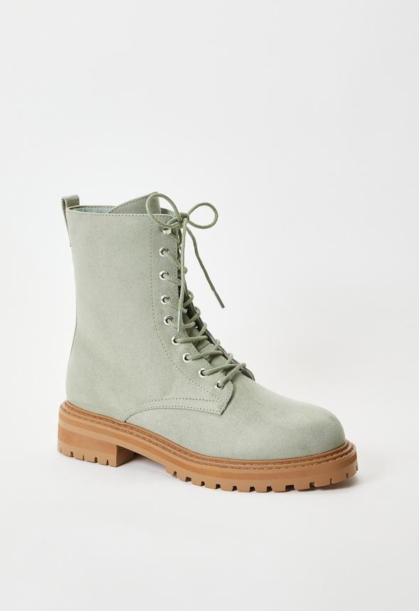 JustFab Margaux Platform Loafer Pump Womens Black/ White Size 8.5 Product Image