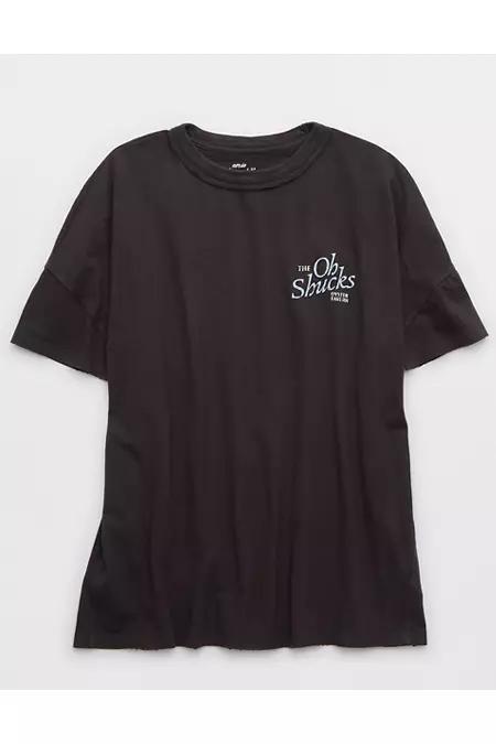 Aerie Oversized Crew Boyfriend T-Shirt Women's Product Image
