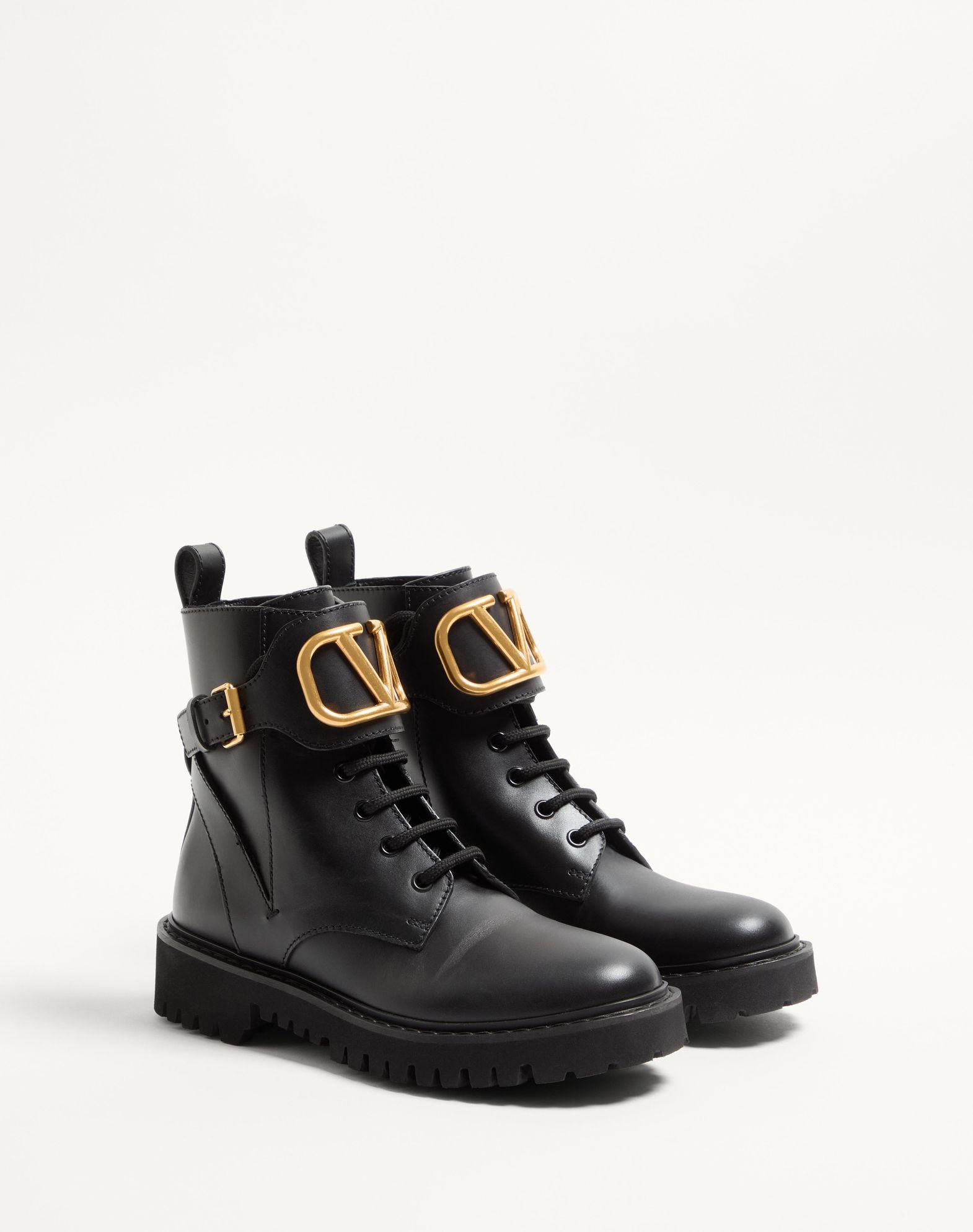 VLOGO SIGNATURE CALFSKIN COMBAT BOOT 35MM / .8 IN. Product Image