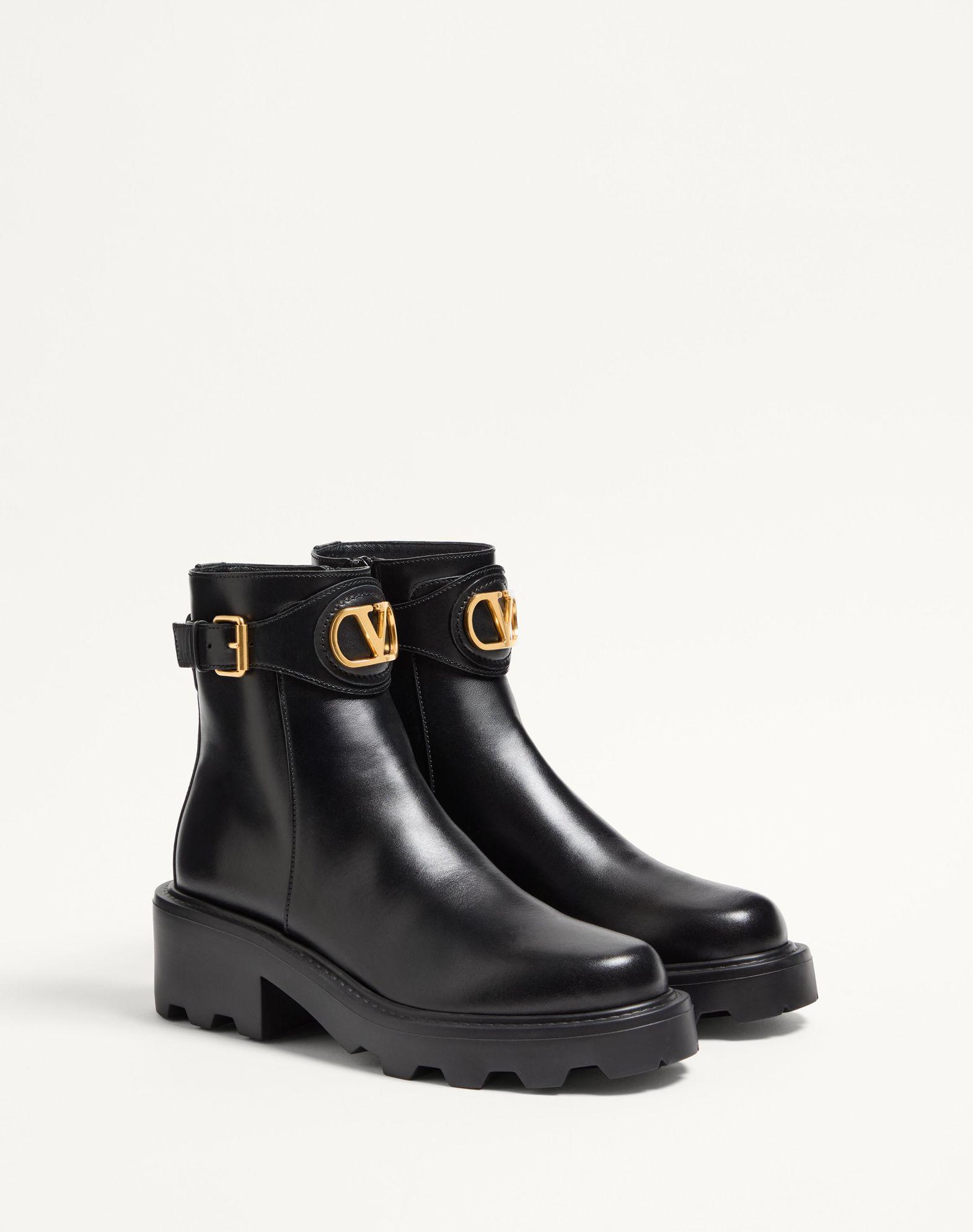 Vlogo Signature Calfskin Ankle Boot 55Mm Product Image