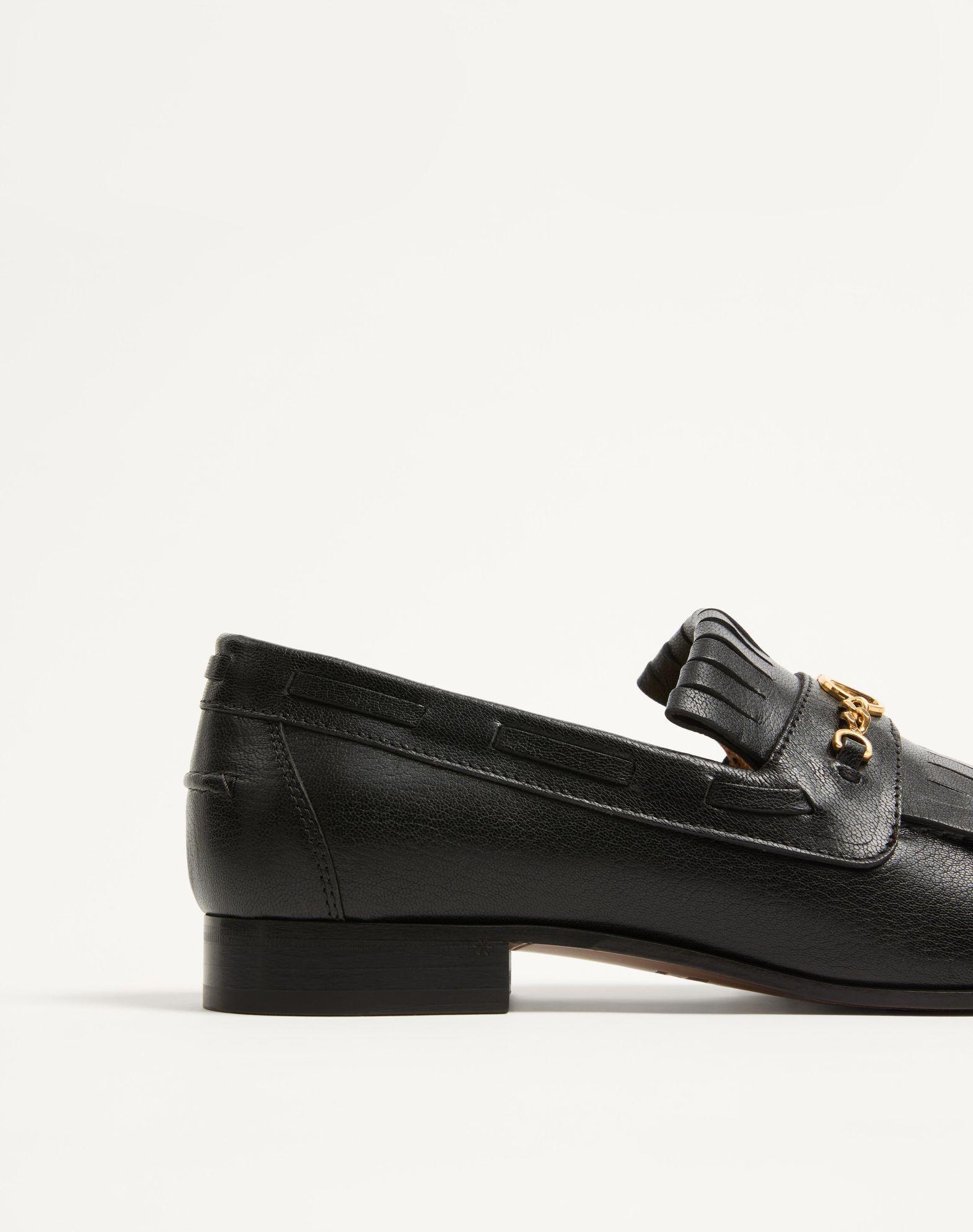 Vlogo Signature Kidskin Loafer With Fringes Product Image