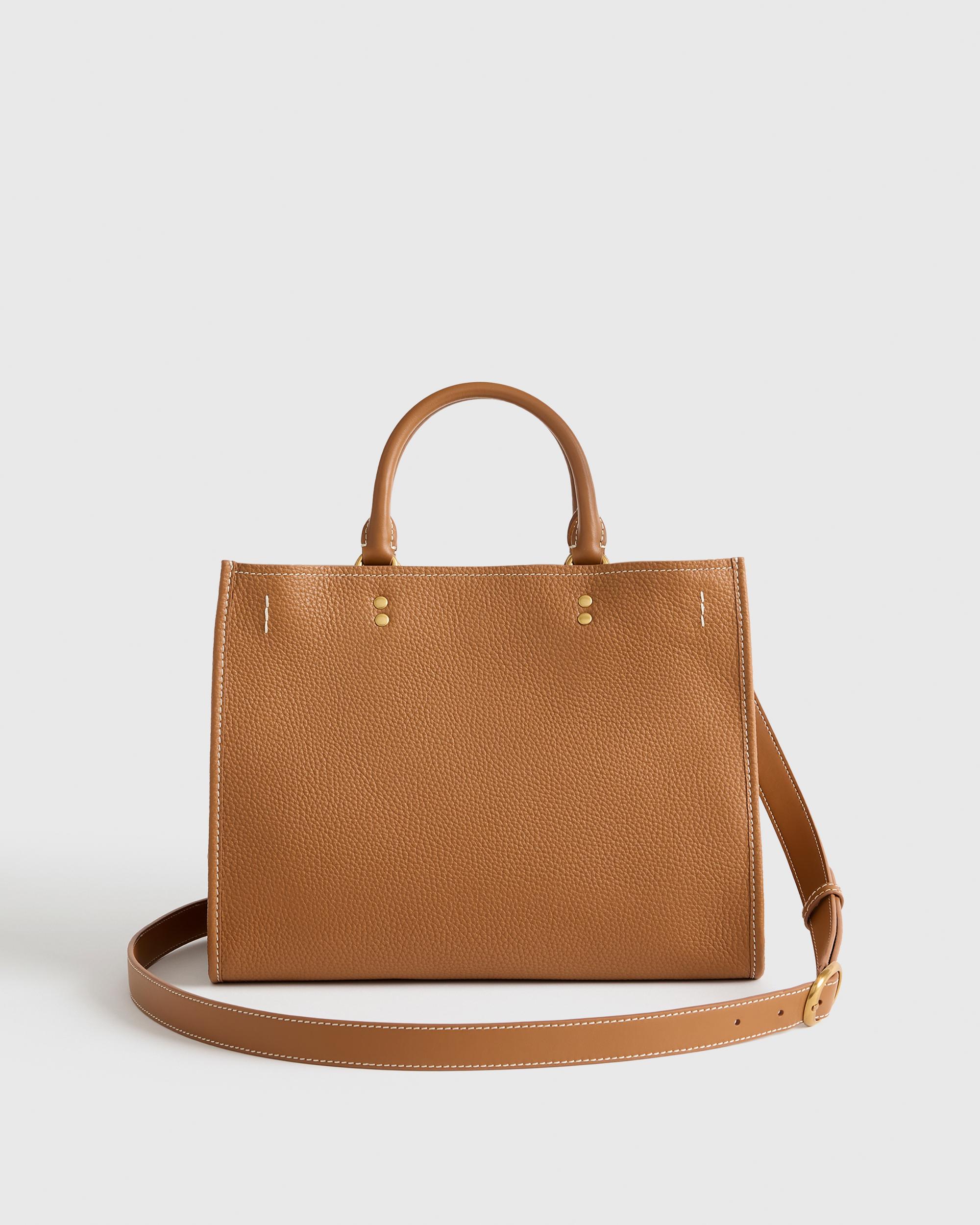 Quince | Women's Italian Leather Medium Convertible Satchel Product Image
