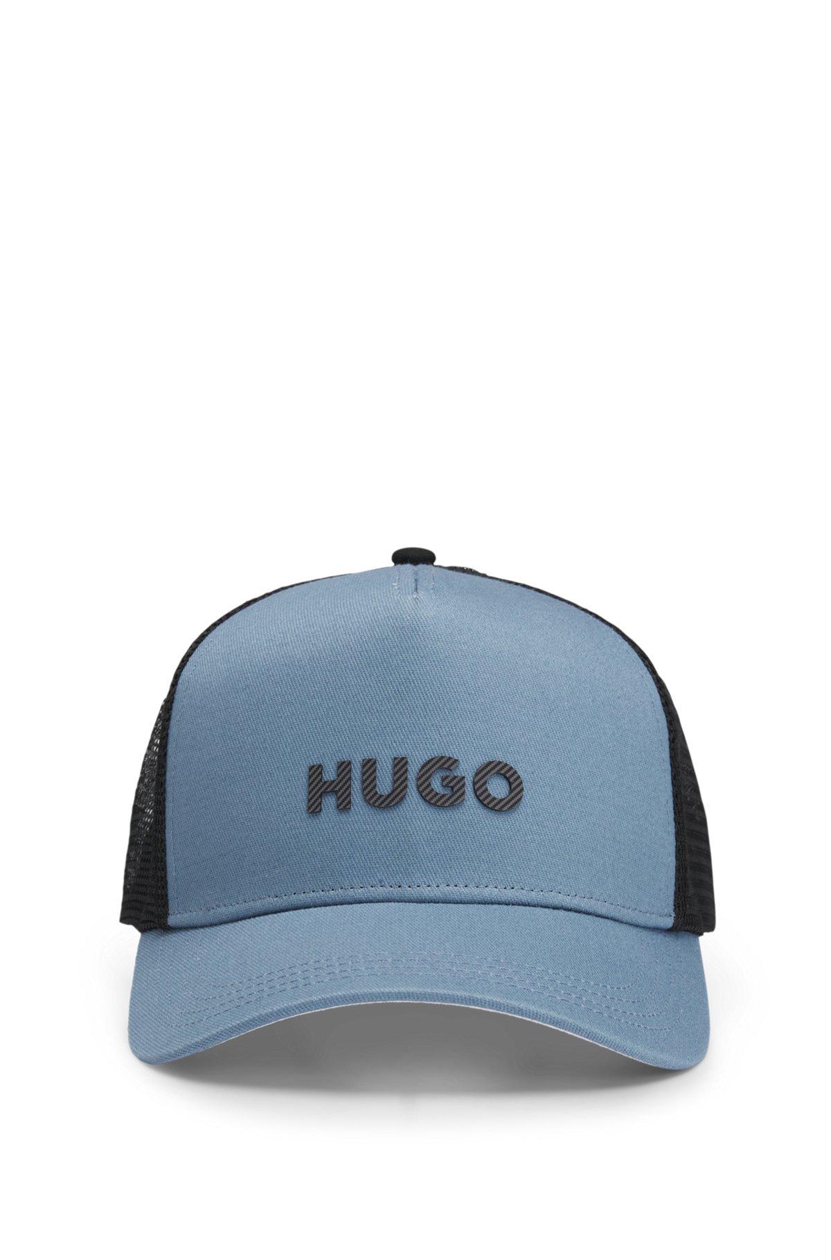 HUGO - HUGO cotton-twill cap with logo - Blue Product Image