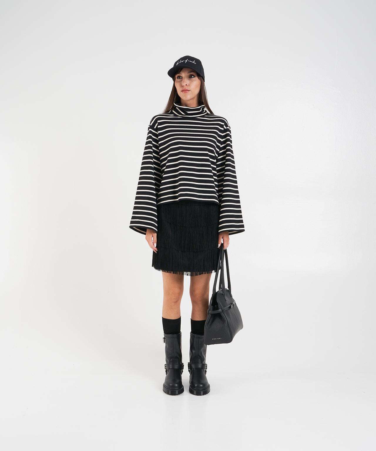 Turtleneck T-shirt Product Image