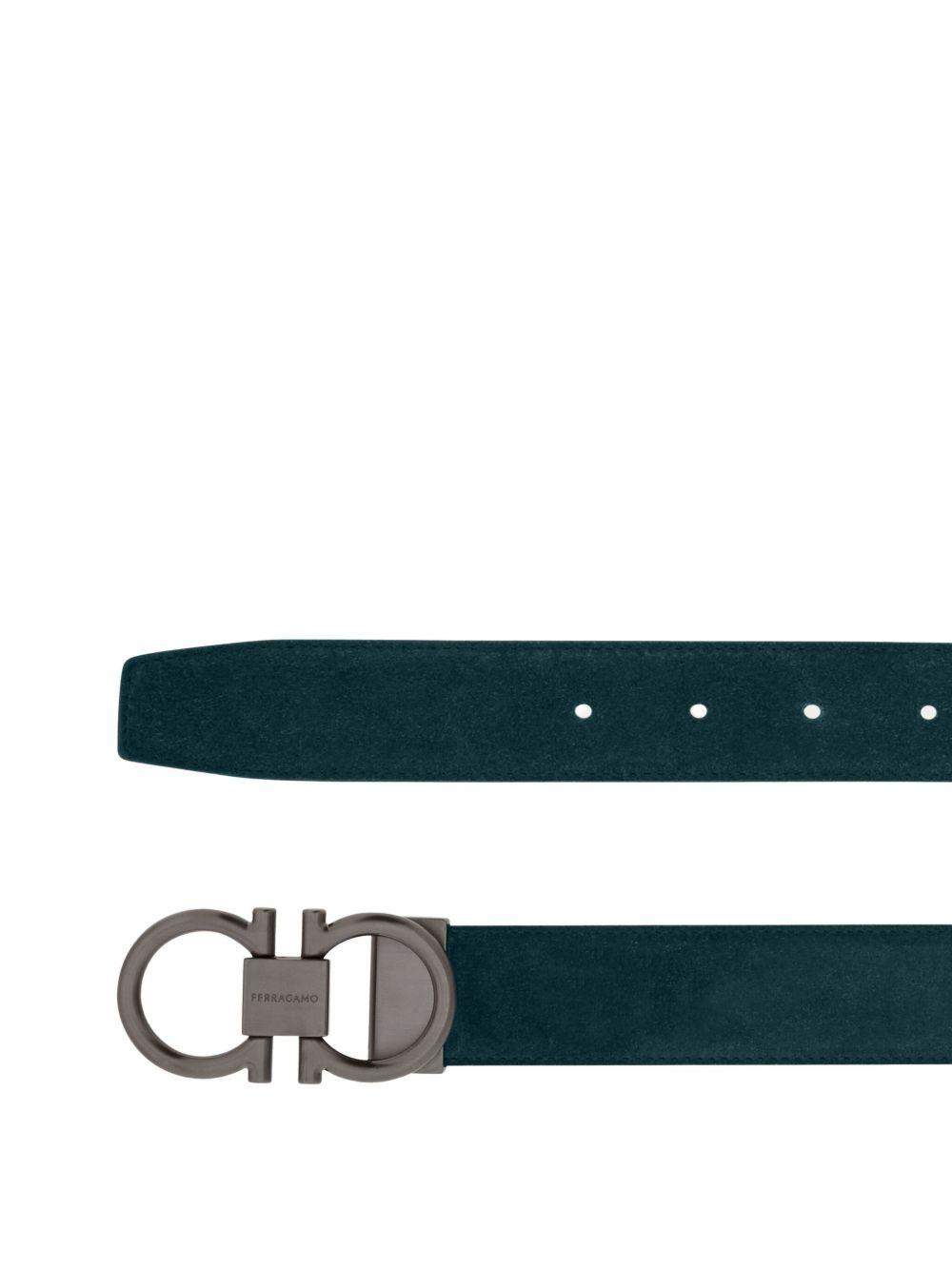 Gancini suede belt Product Image