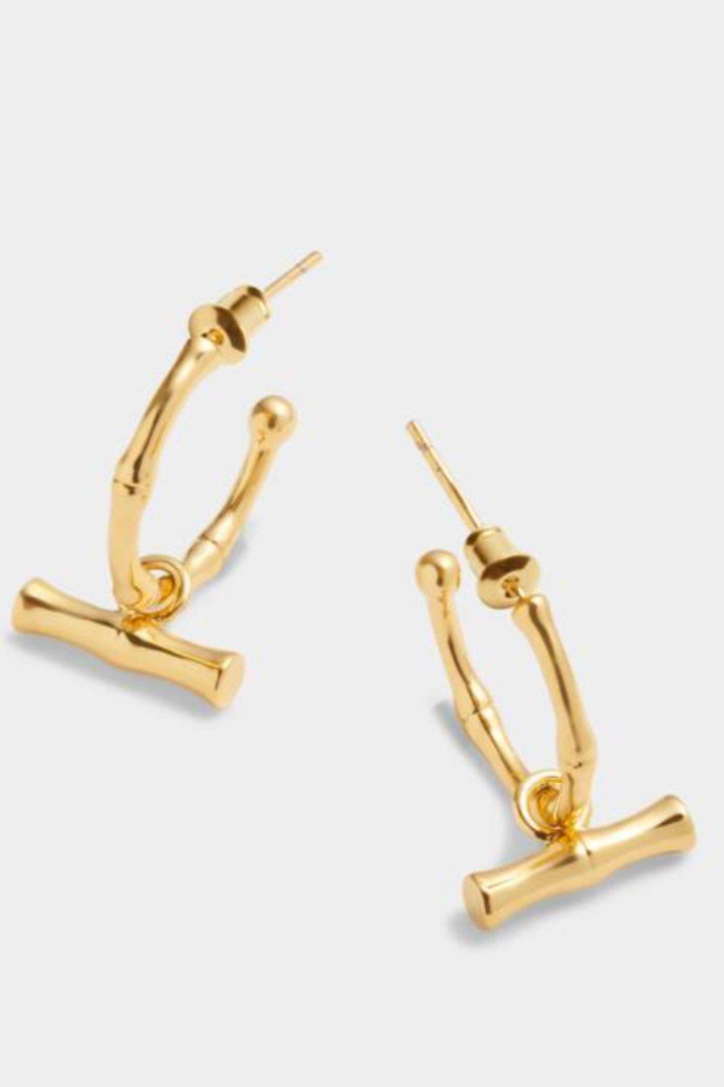 BAMBOO HOOP EARRINGS Product Image