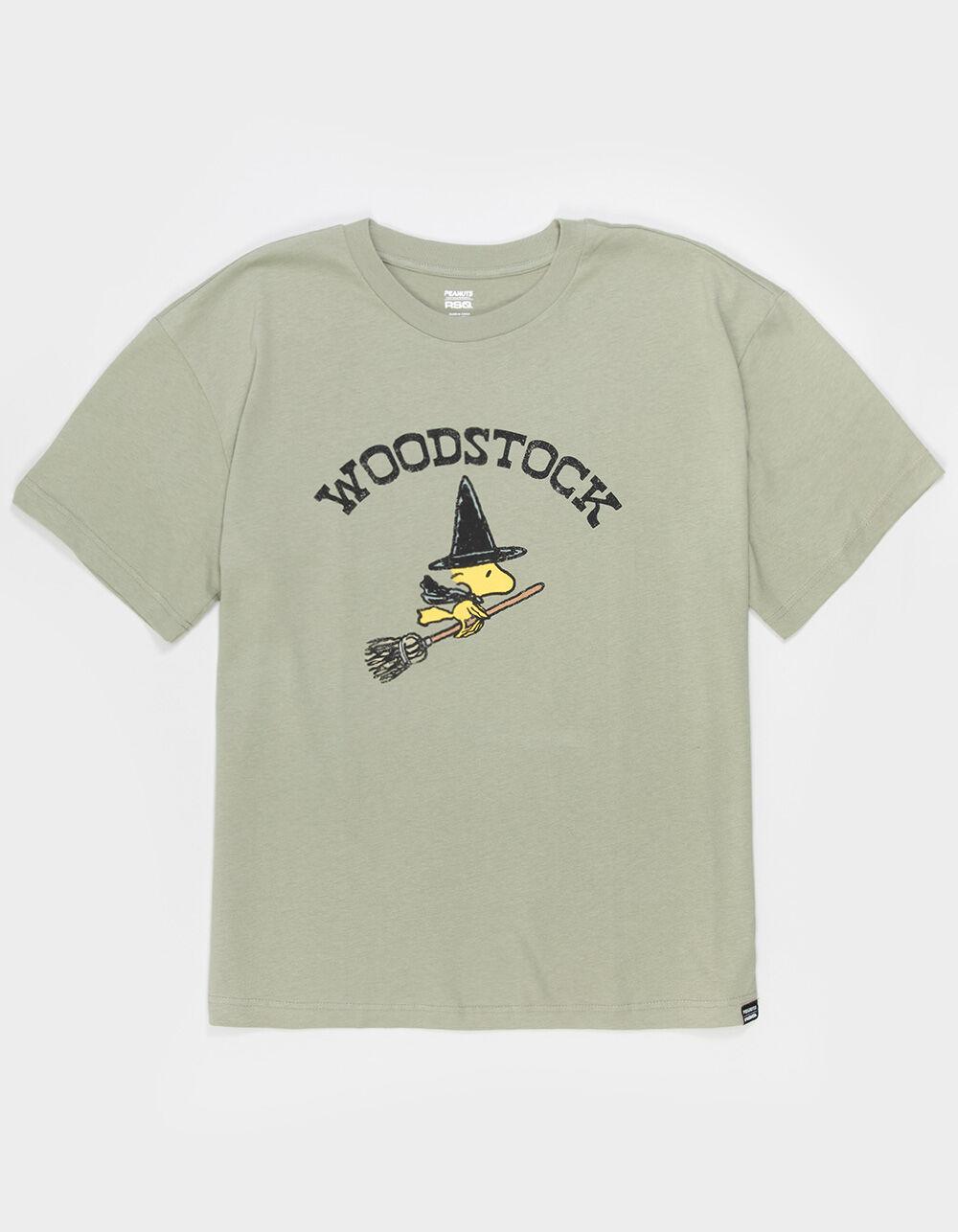 RSQ x Peanuts Woodstock Mens Oversized Tee - OLIVE Product Image