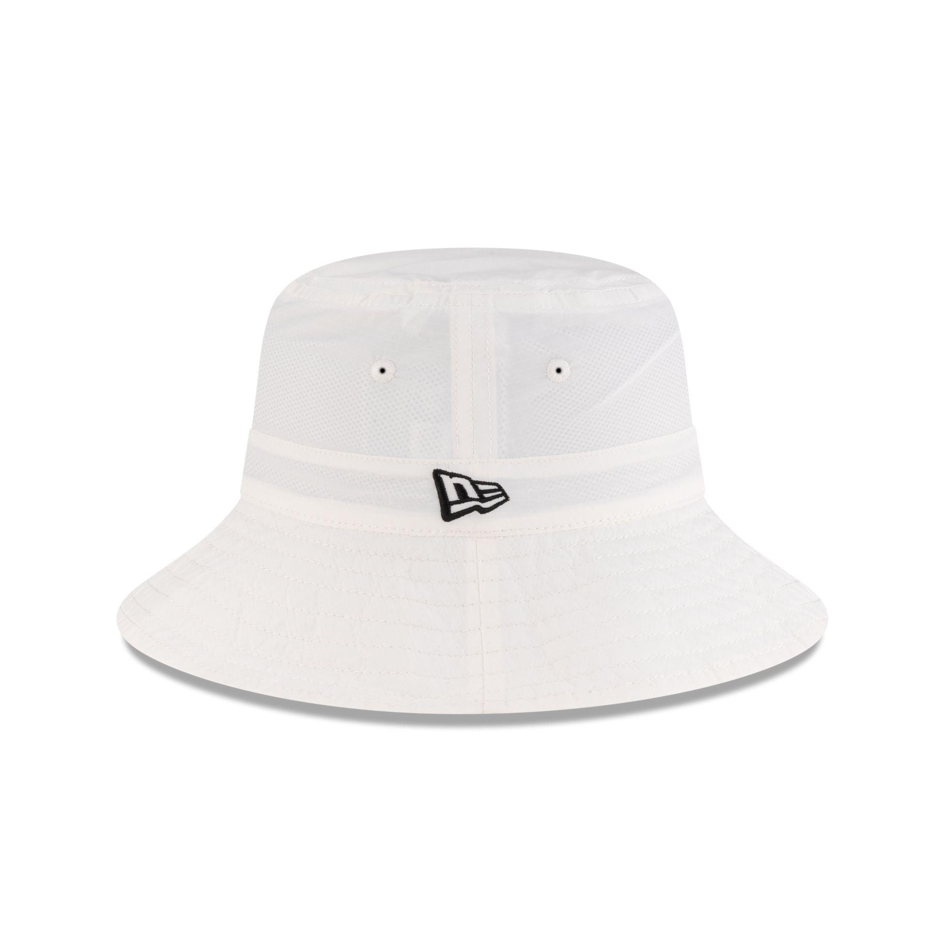 New Era Cap Packable Ripstop White Bucket Hat Male Product Image