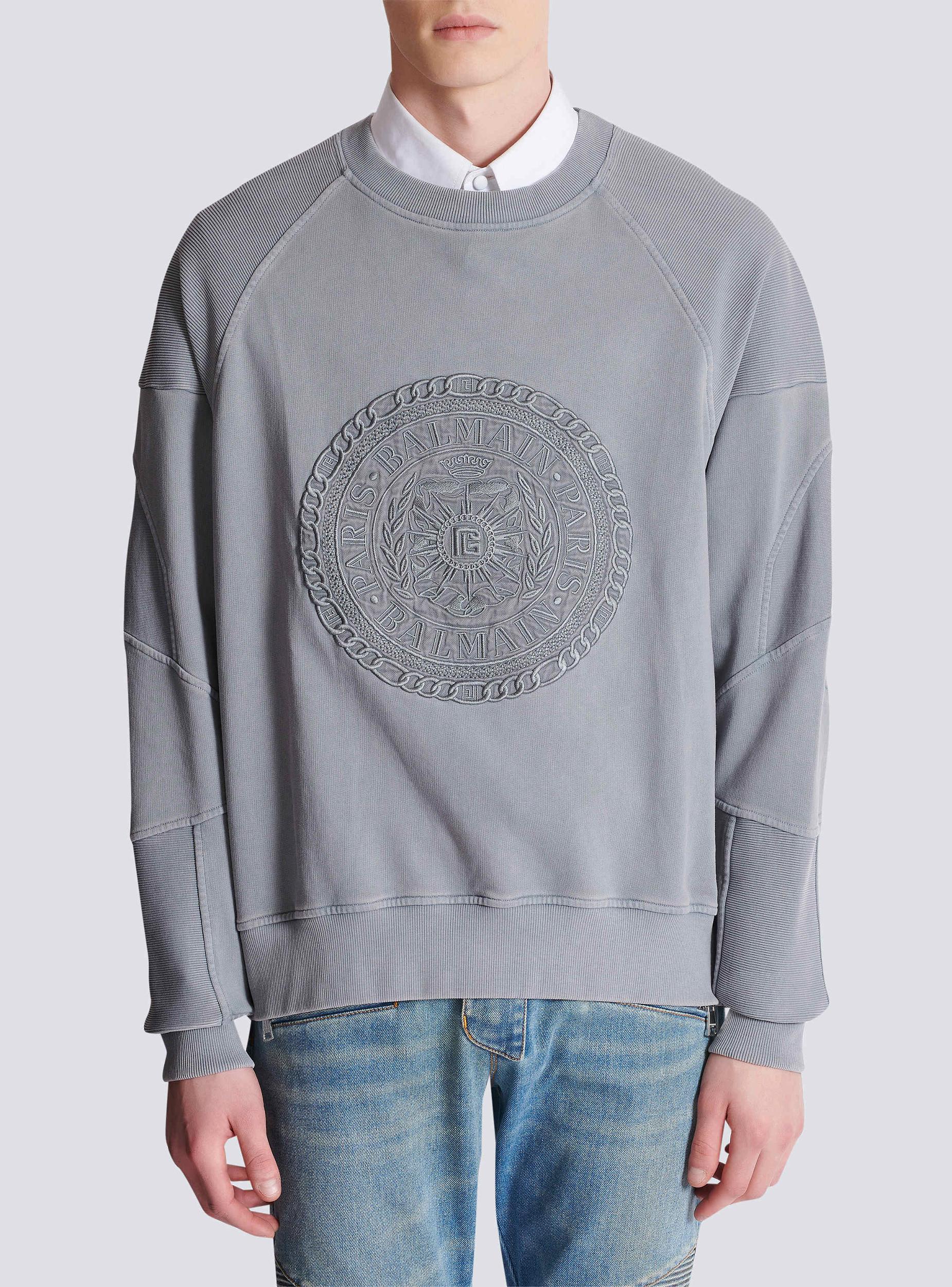 Embroidered Balmain Médaille sweatshirt Product Image