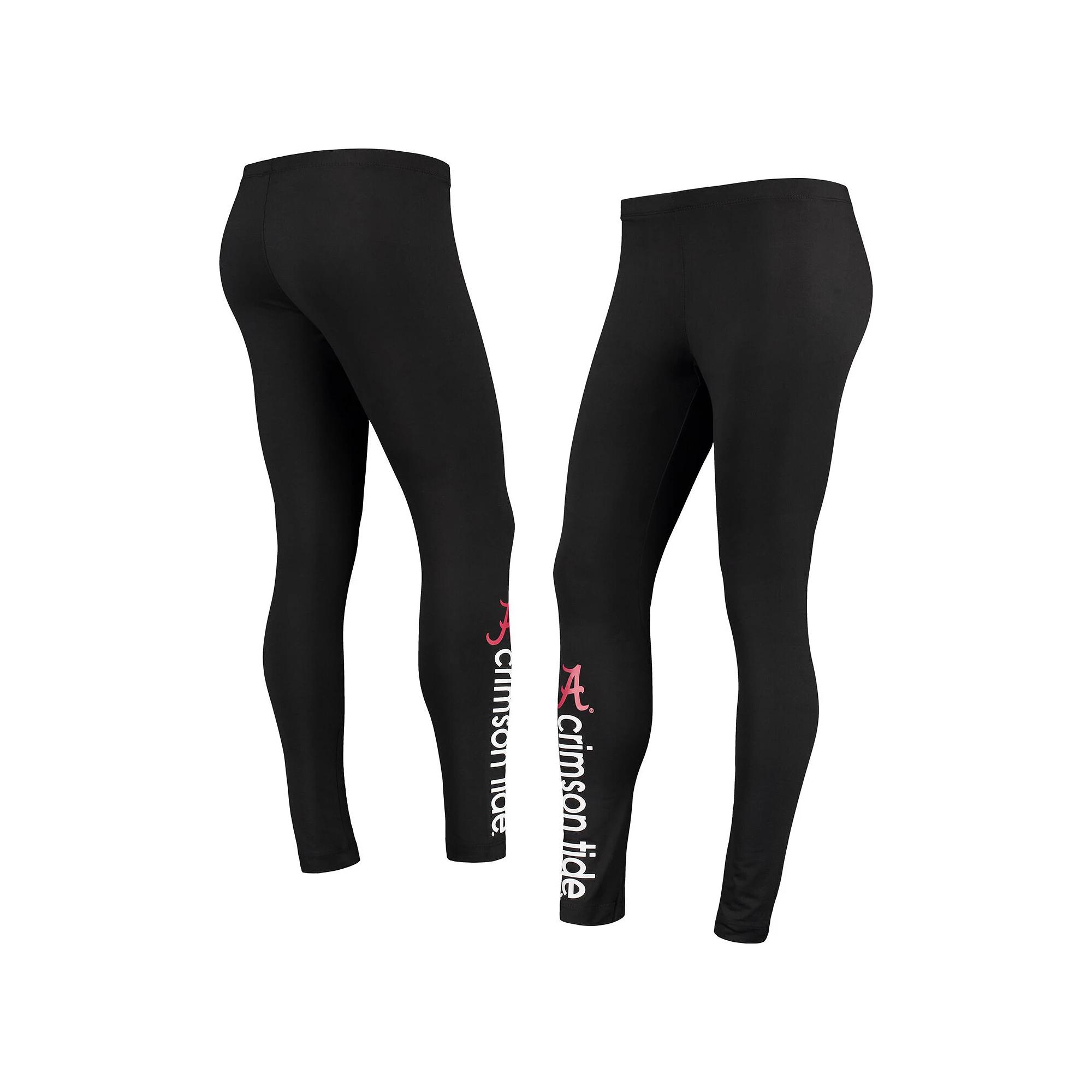 Women's G-III 4Her by Carl Banks Black Alabama Crimson Tide Post Season Leggings, Size: Medium Product Image