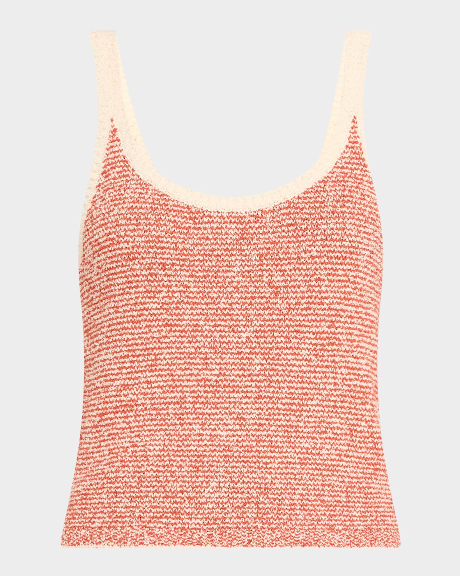 Stripe Scoop-Neck Tank Top  Product Image