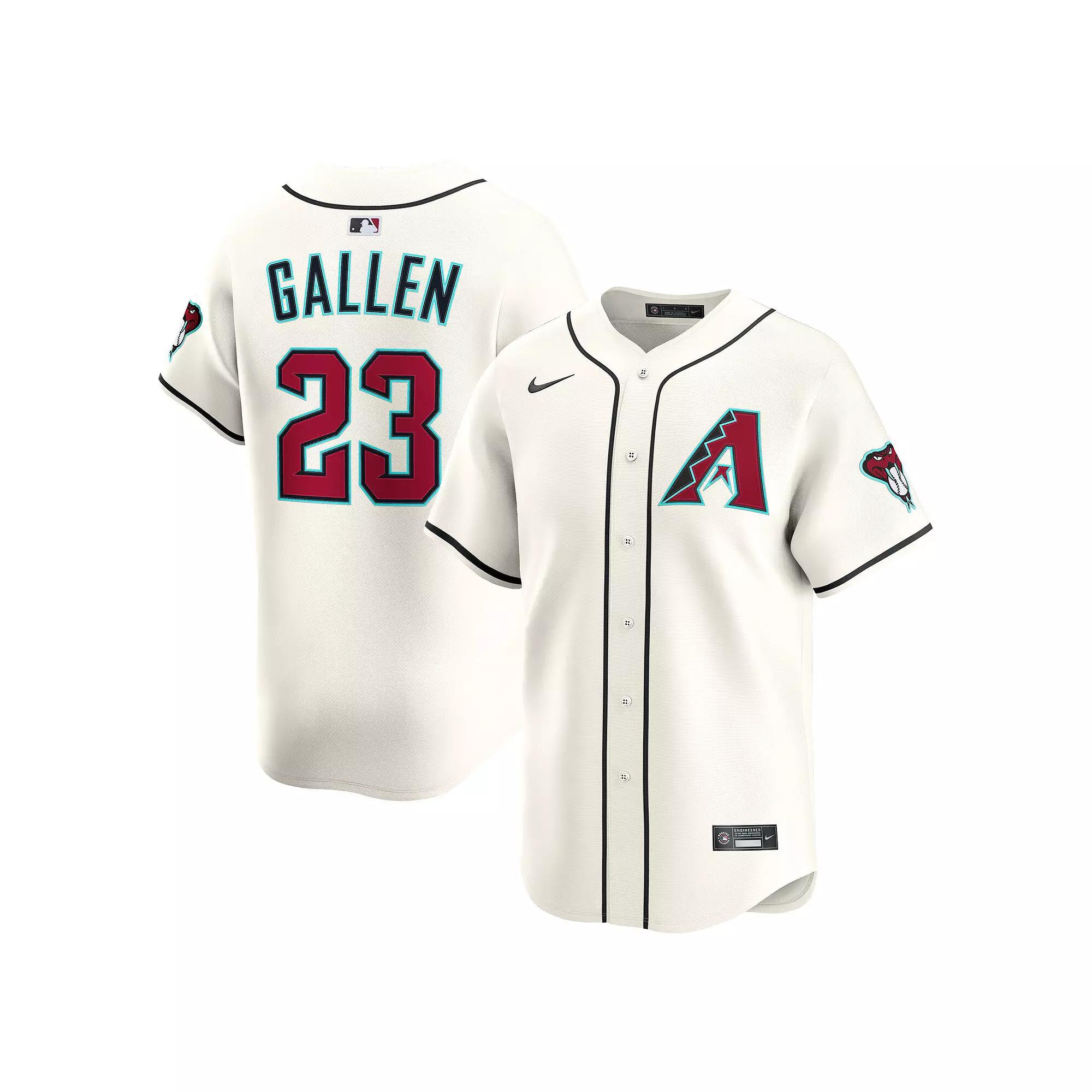 Men's Nike Zac Gallen Cream Arizona Diamondbacks Home Limited Player Jersey,  Product Image