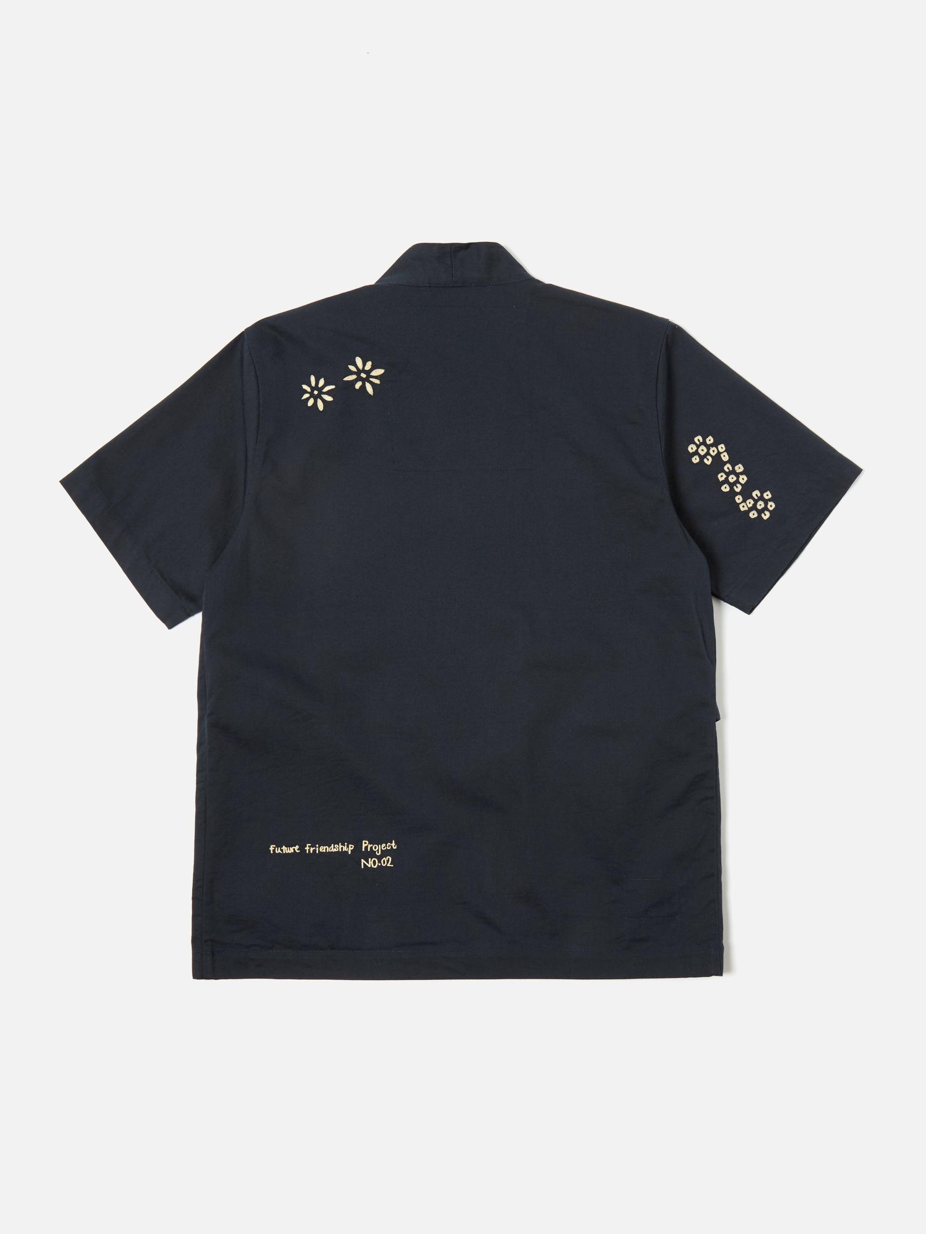 HHV x Universal Works Navy Twill Kyoto Work Shirt Product Image