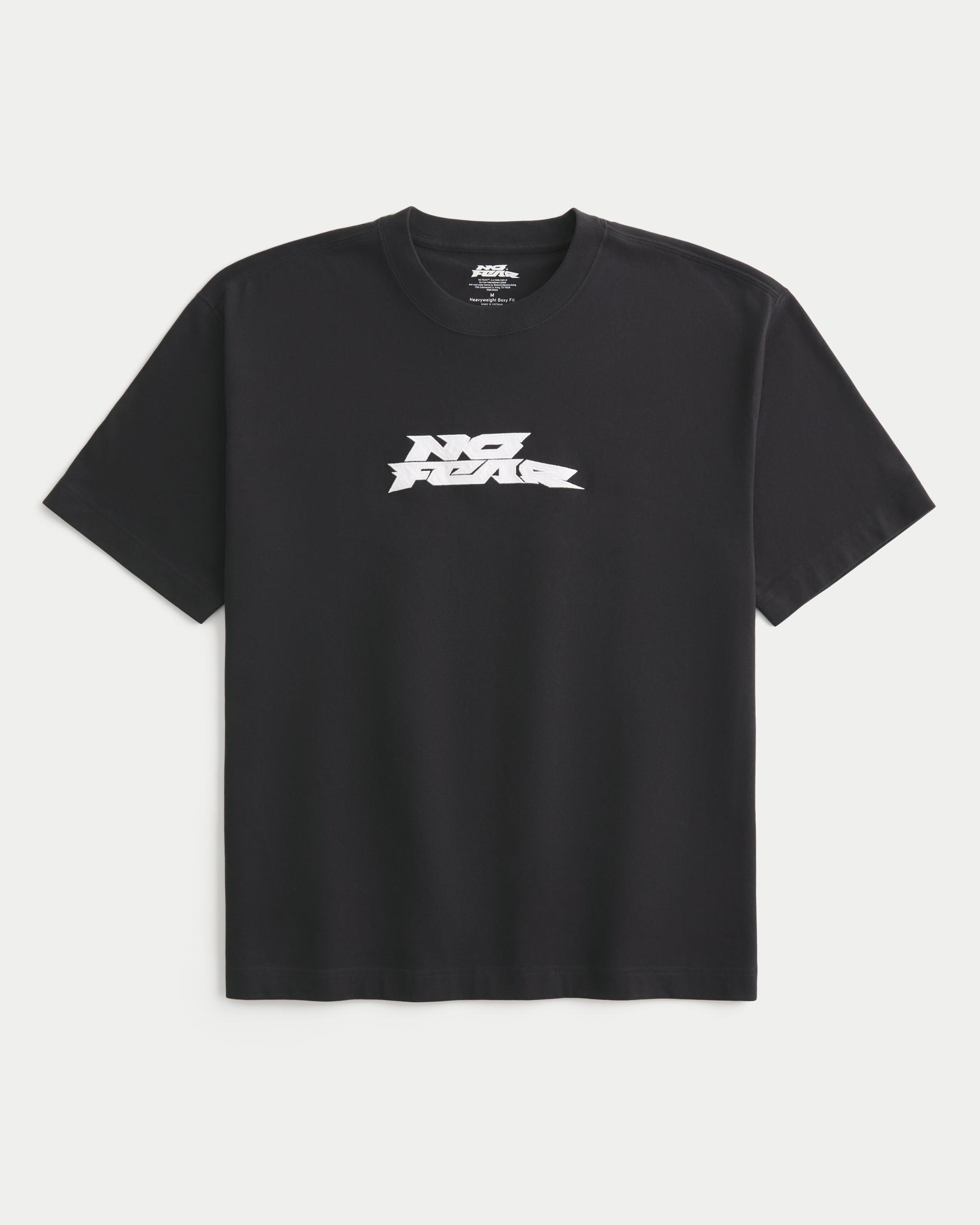 Boxy Heavyweight No Fear Graphic Tee Product Image