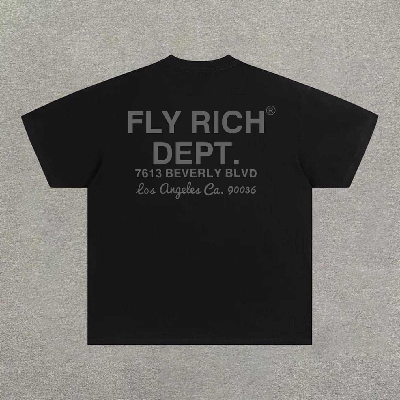 Men's Fly Rich Graphic Casual T-Shirt Product Image