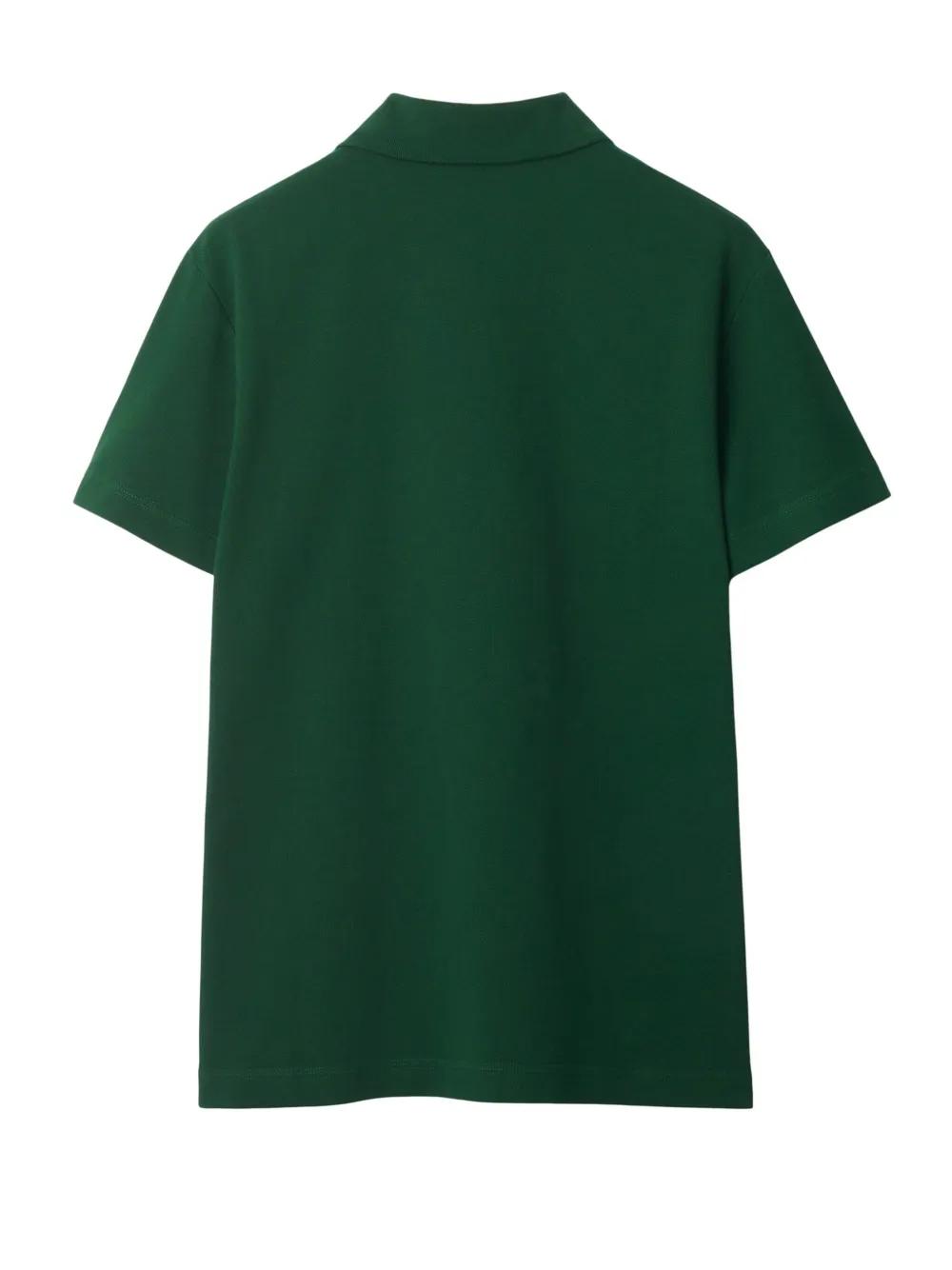 logo-embroidered cotton polo shirt Product Image