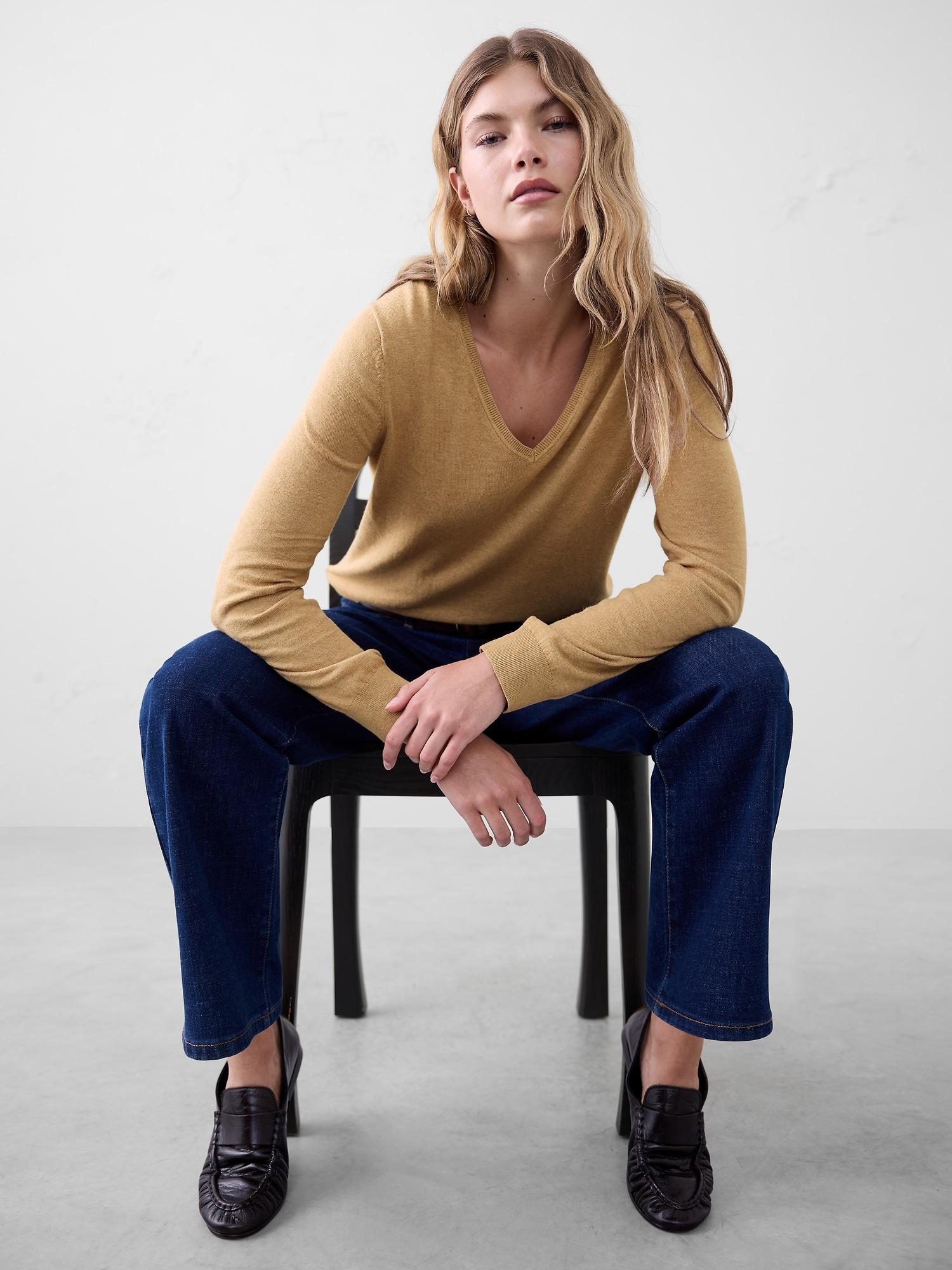 Forever V-Neck Sweater Product Image