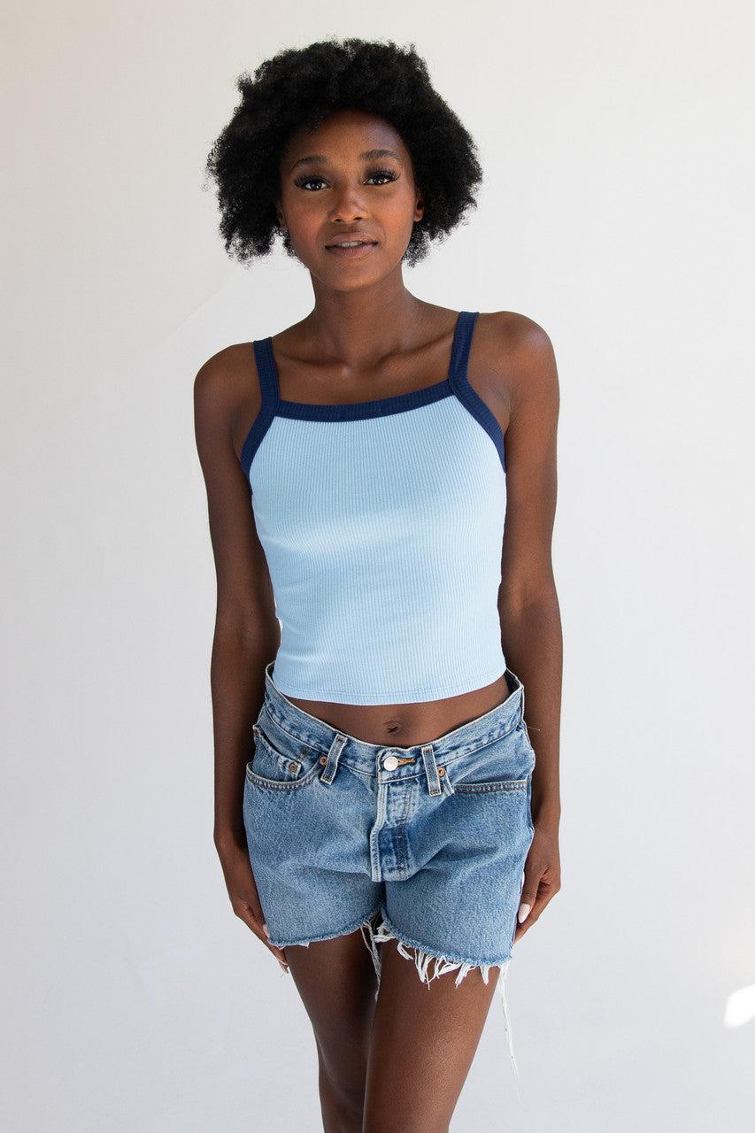 Contrast Trim Tank Top Product Image