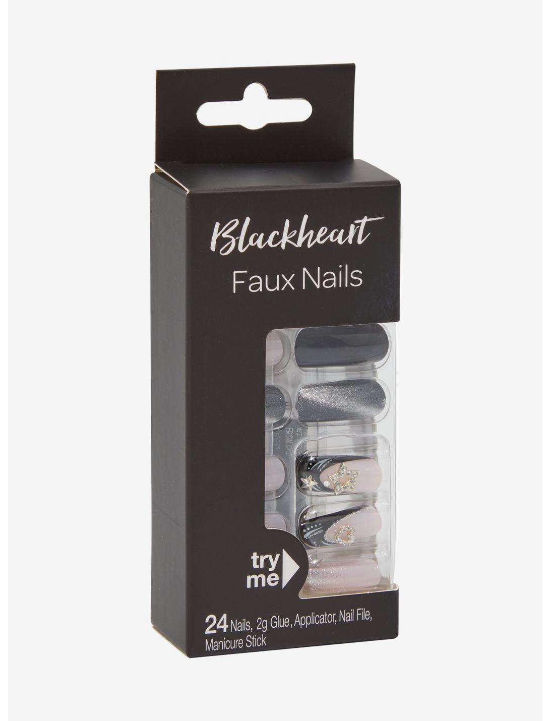 Blackheart Celestial Cat Eye Faux Nail Set Product Image