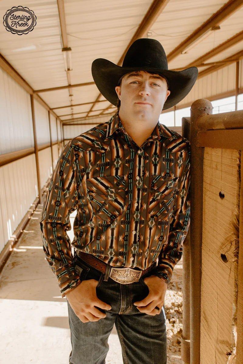 Mens Buffalo Bill Button Up Male Product Image