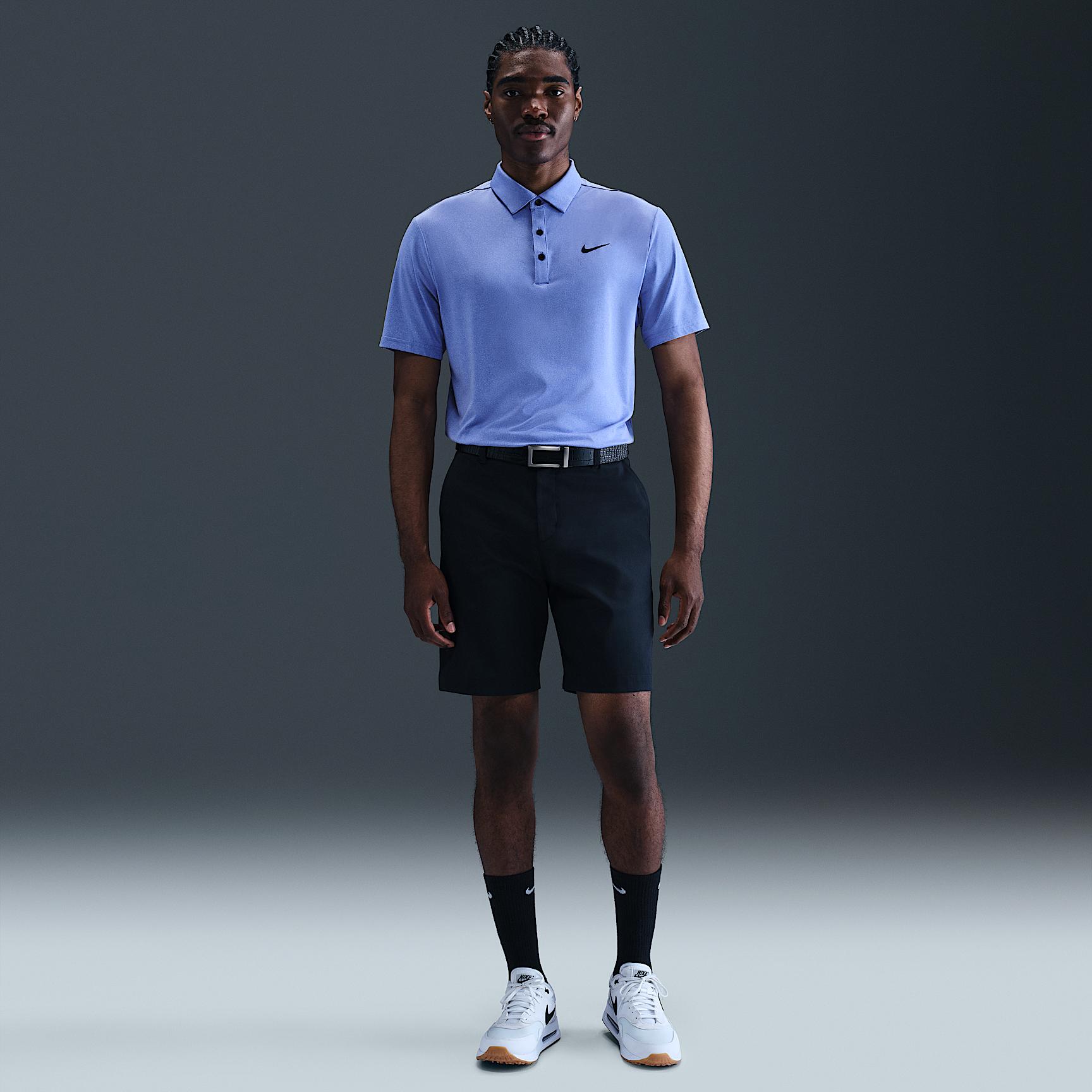 Nike Mens Tour Dri-FIT Heathered Golf Polo | FZ7473-411 Product Image