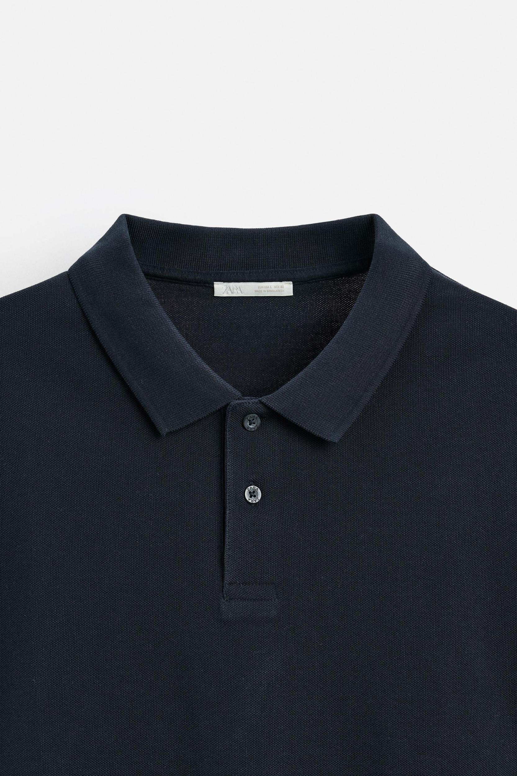 PIQUÉ TEXTURED POLO SHIRT Product Image